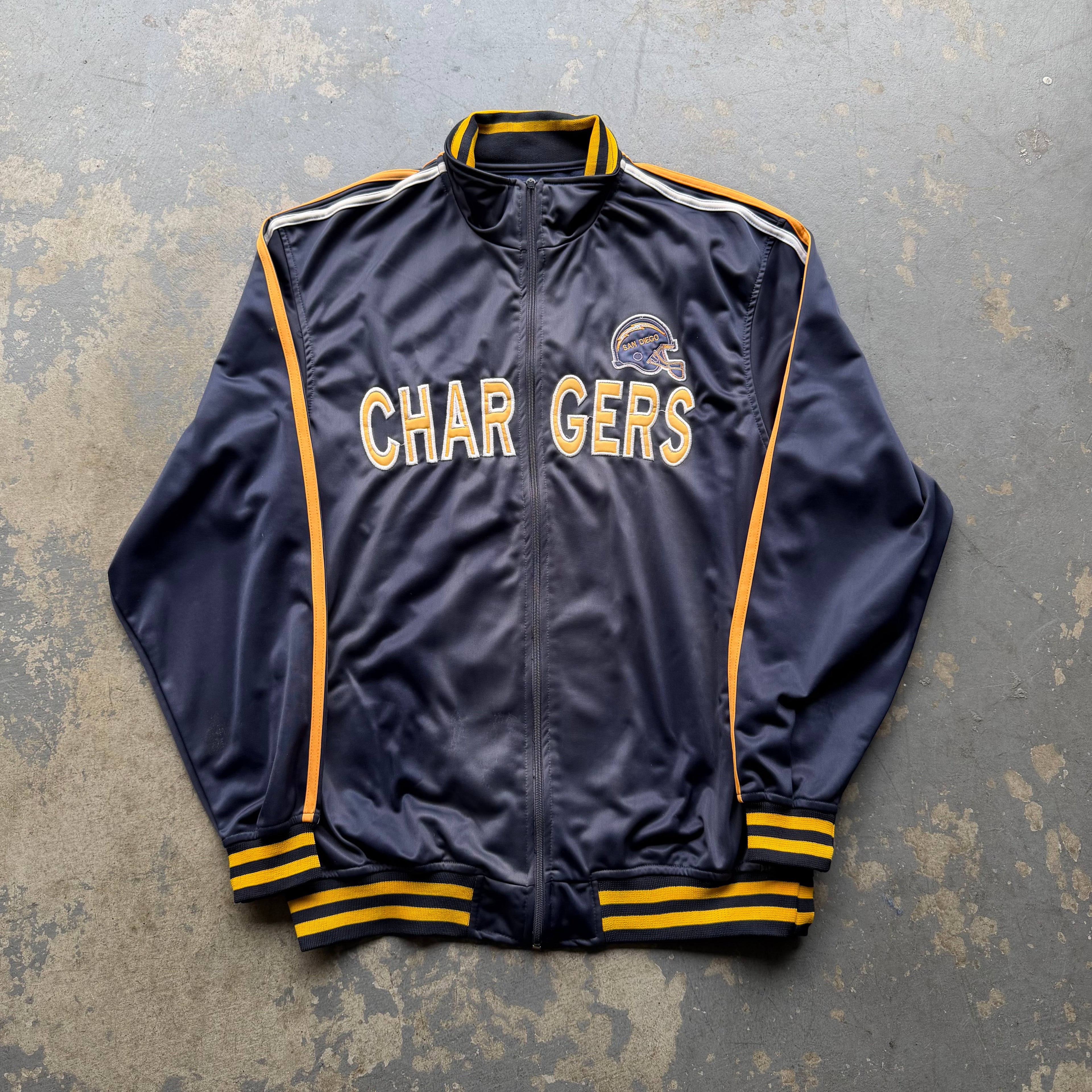 00’S CHARGERS NAVY BLUE TRACK JACKET (XL)