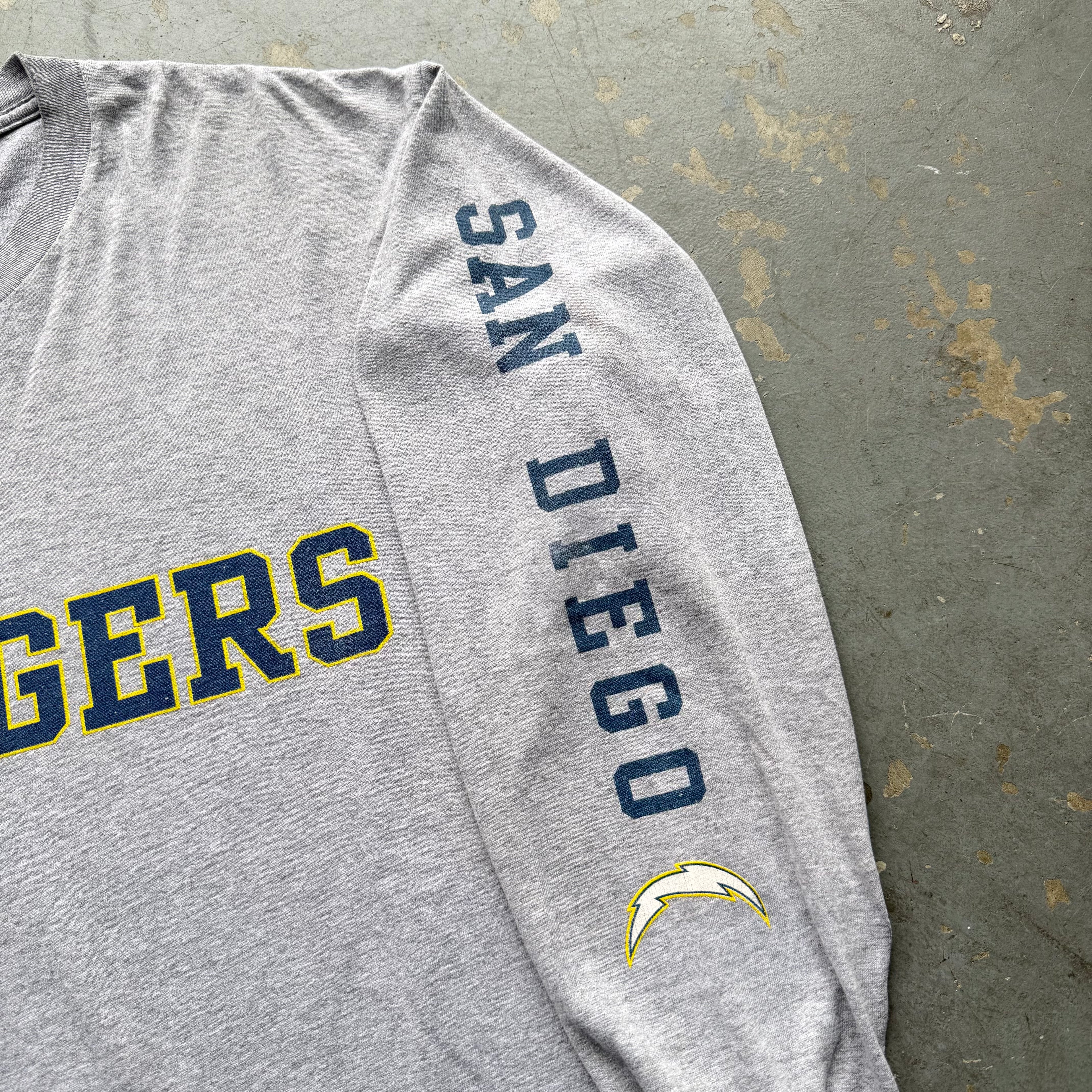 CHARGERS GREY LONG SLEEVE (XL)