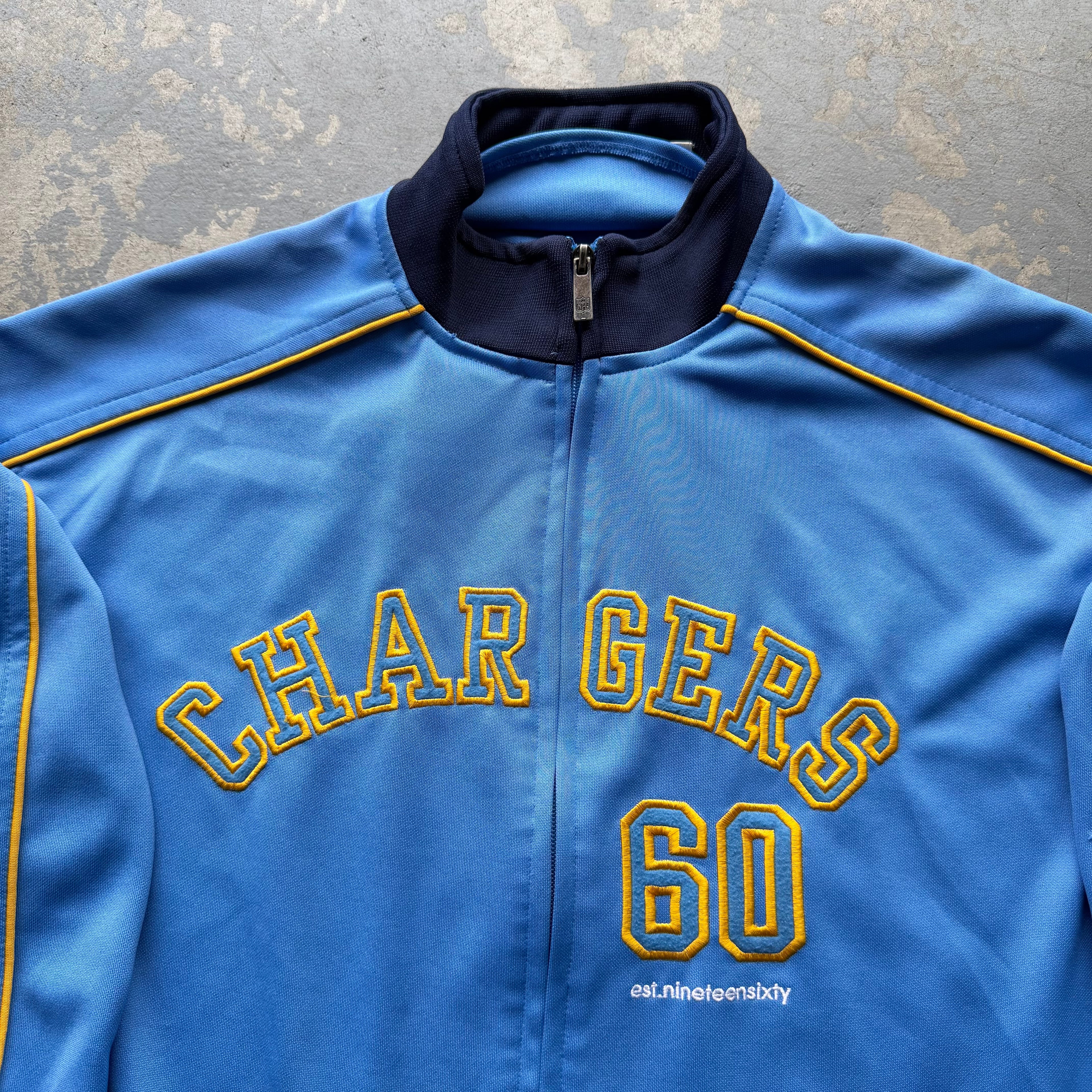 00’S REEBOK CHARGERS 60 TRACK JACKET (L)