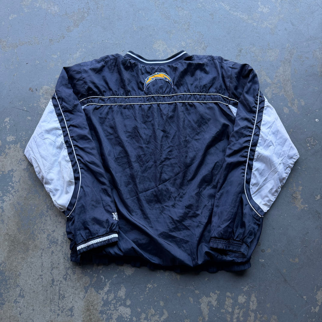 NFL CHARGERS WINDBREAKER PULLOVER (XL)