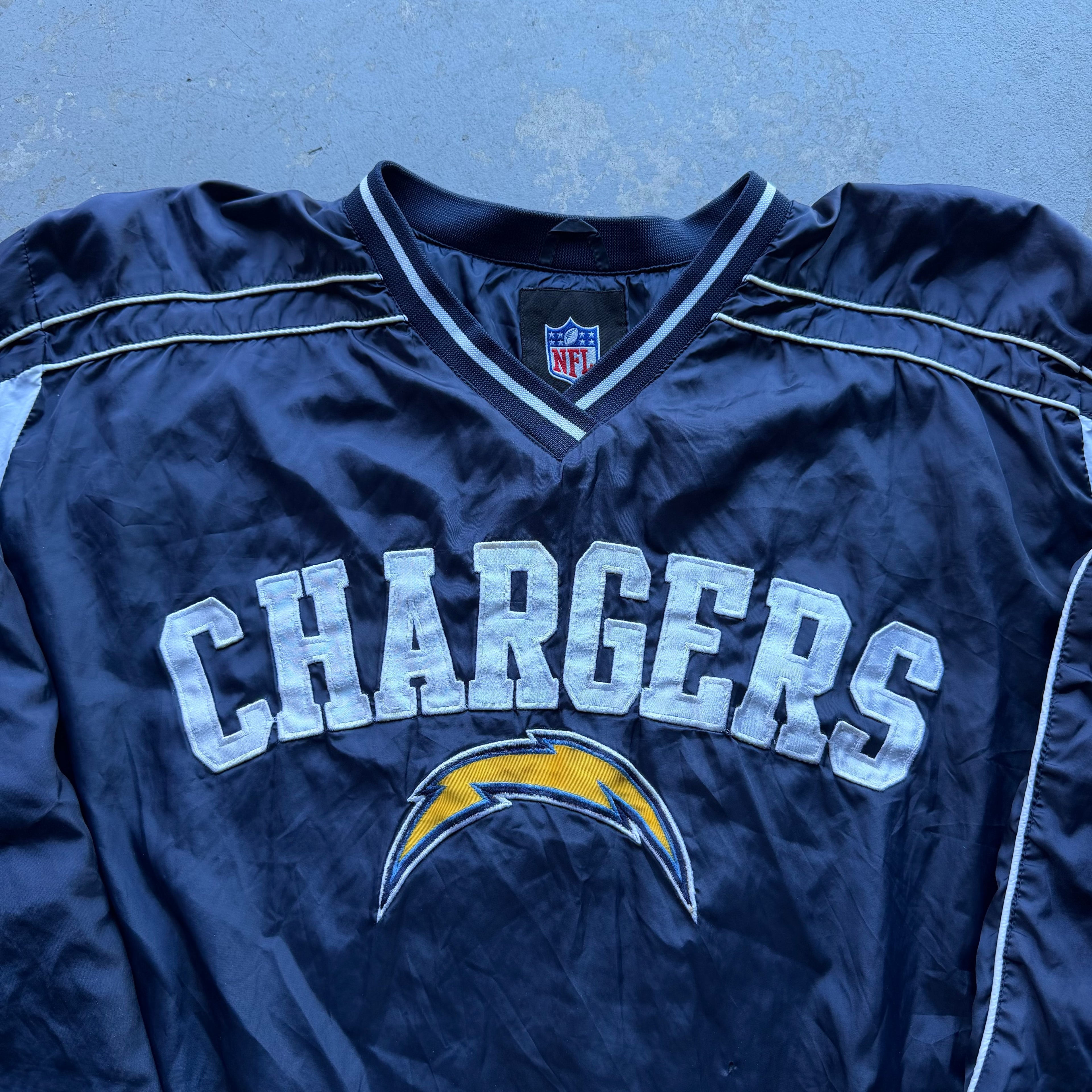 NFL CHARGERS WINDBREAKER PULLOVER (XL)