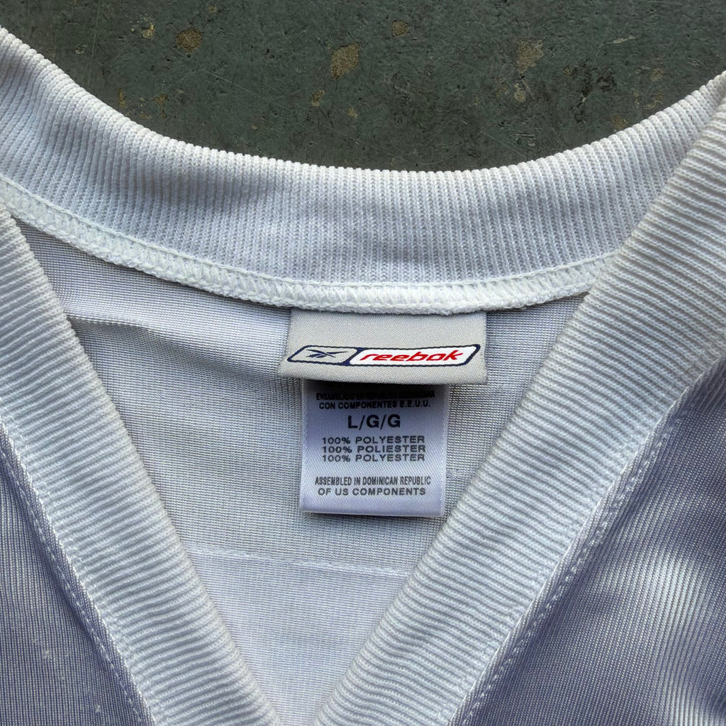 00’S REEBOK CHARGERS JUNIOR SEAU WHITE ROAD AWAY JERSEY (L)