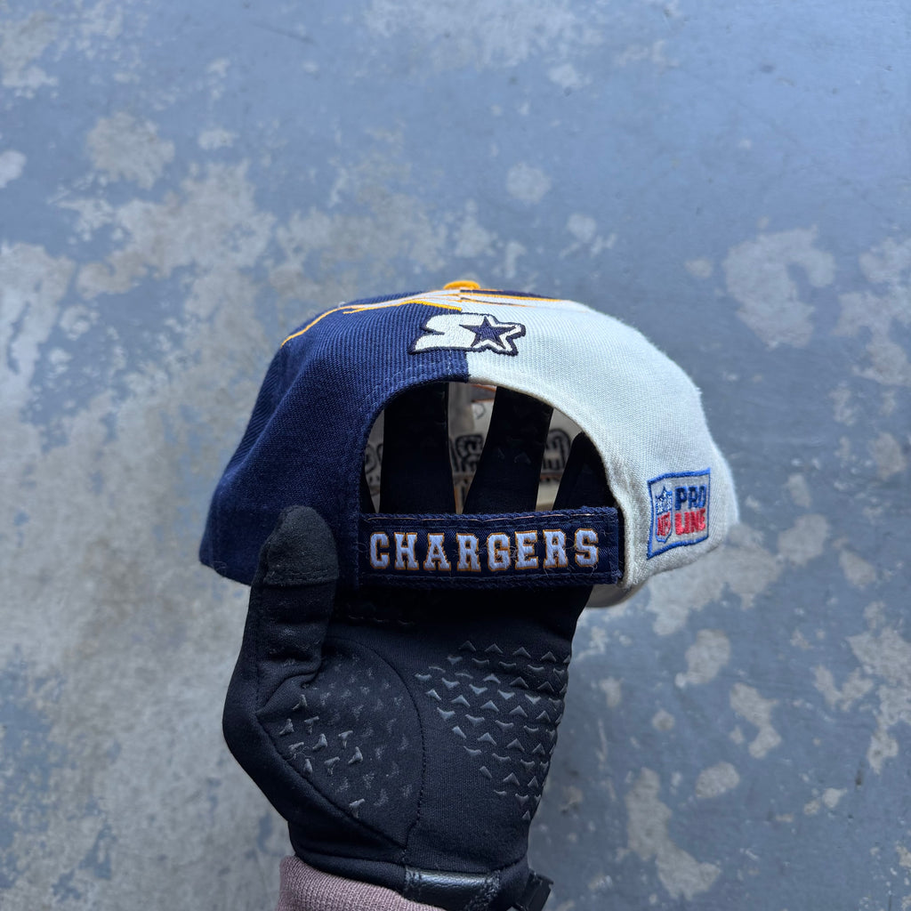 90'S STARTER CHARGERS SHOCKWAVE SPLIT HAT