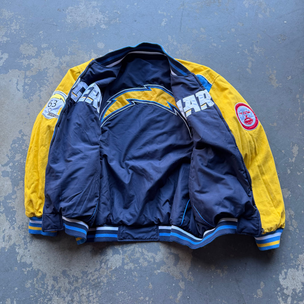 00’S CHARGERS REVERSIBLE JACKET (XXL)