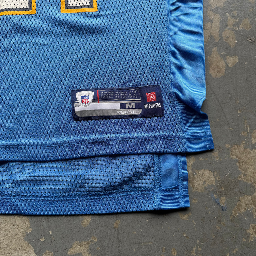 00’S REEBOK CHARGERS LADANIAN TOMLINSON POWDER BLUE JERSEY (YOUTH M) FITS ADULT SMALL