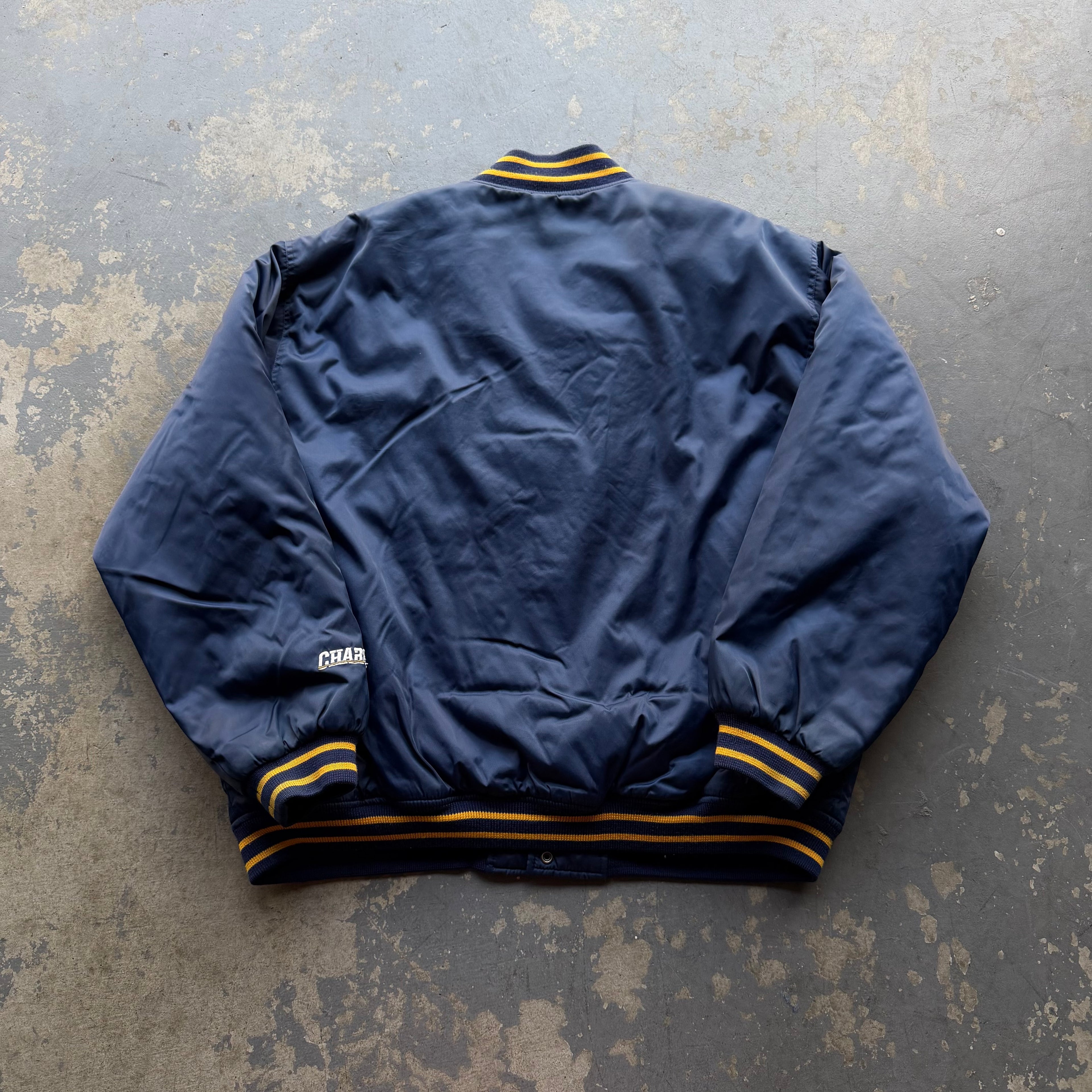 90’S CHARGERS GAME DAY NFL BOMBER JACKET (XL)