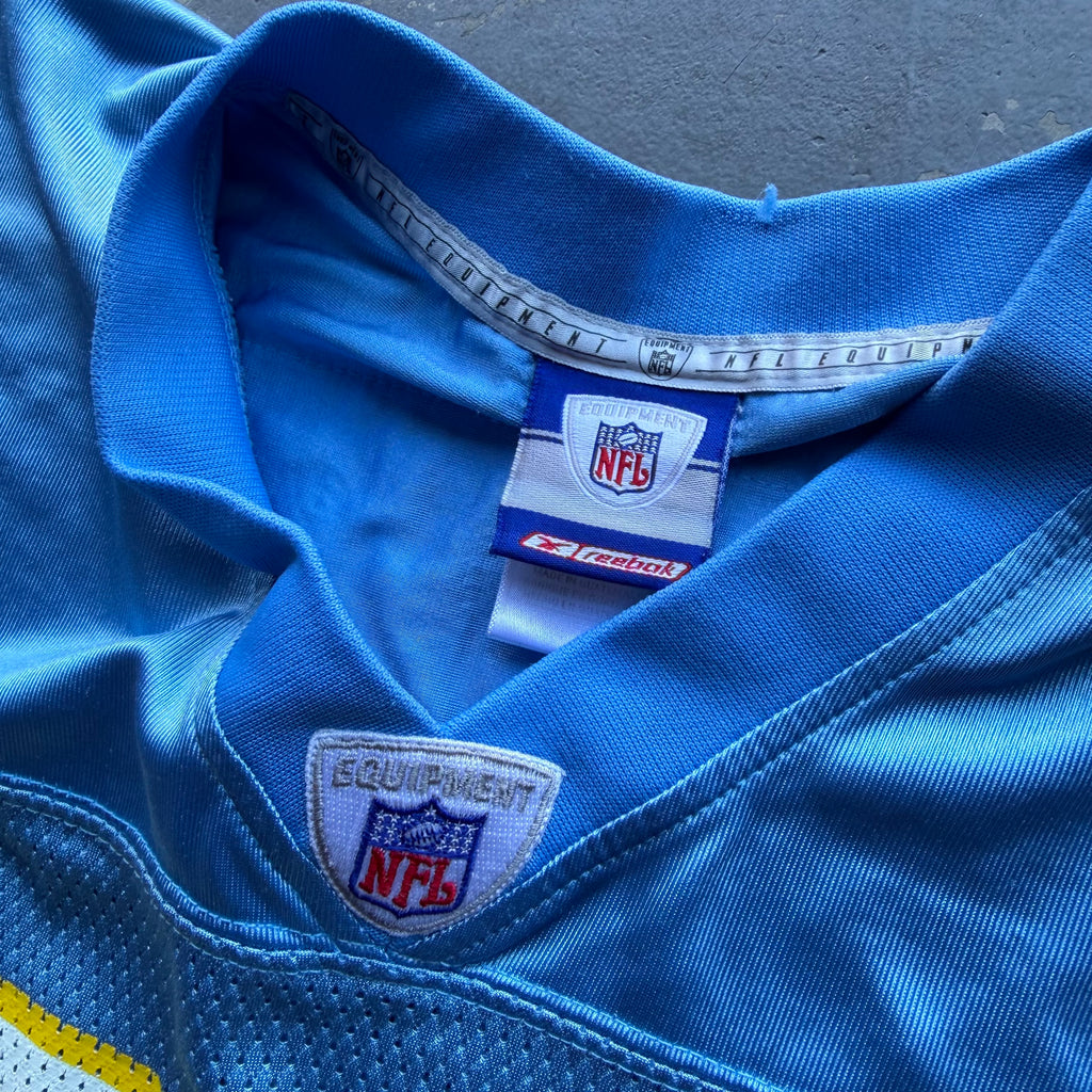 00’S REEBOK CHARGERS ANTONIO GATES POWDER BLUE JERSEY (XXL)