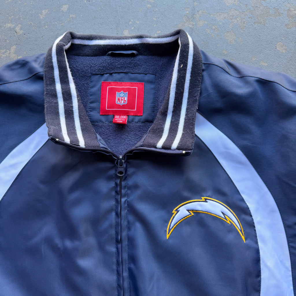 00’S CHARGERS WINDBREAKER ZIP UP JACKET (XXL)