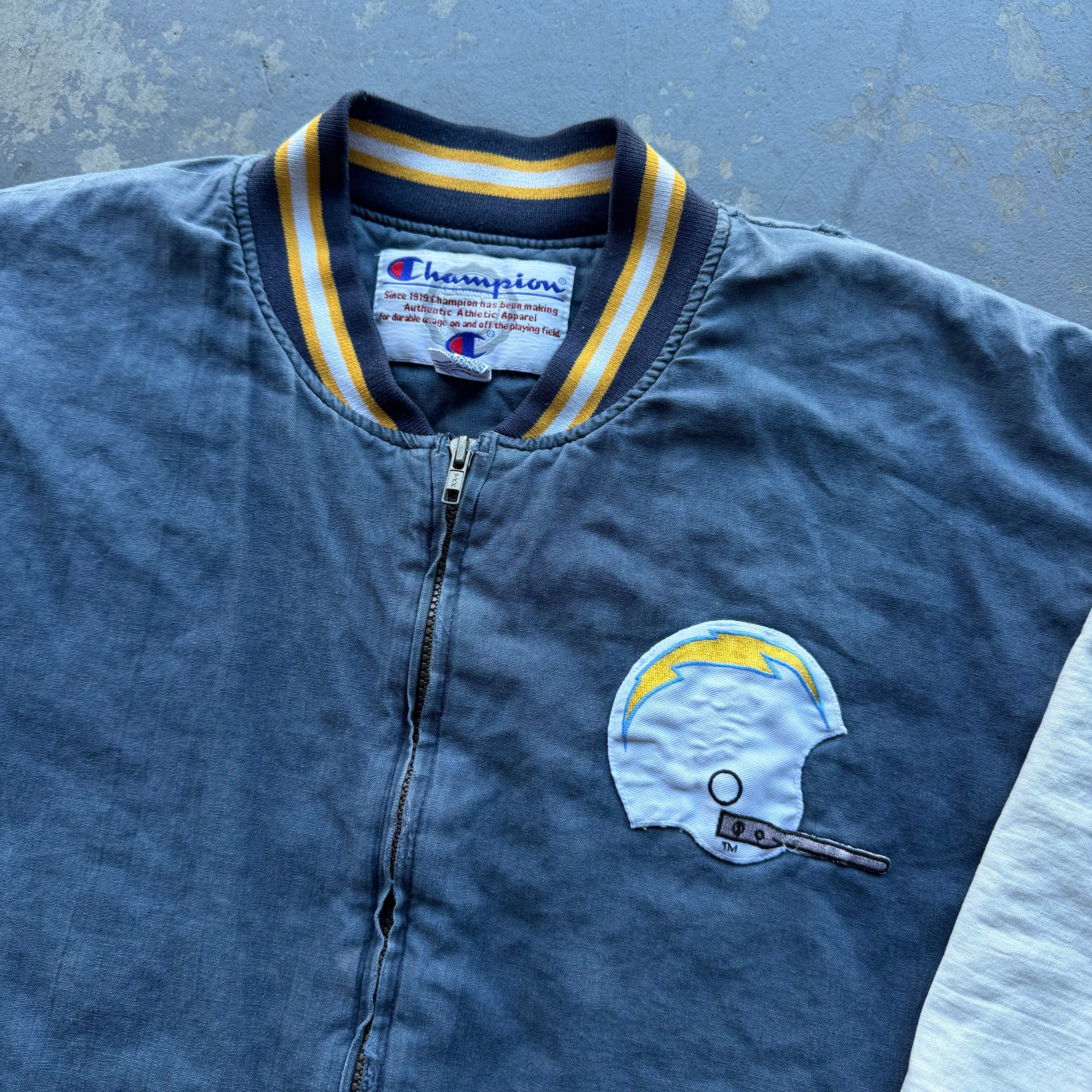 90’S CHARGERS CHAMPION HELMET JACKET (XL)