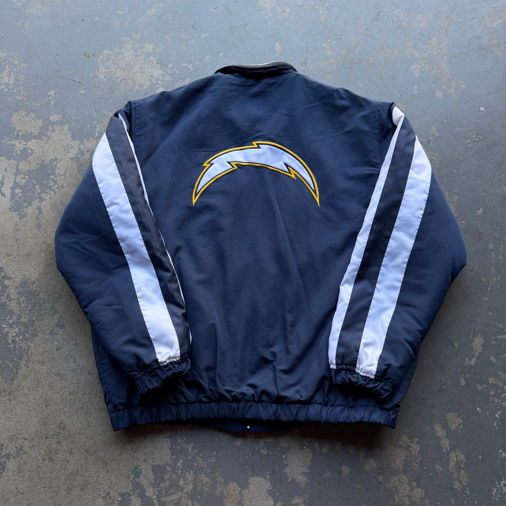 00’S CHARGERS WINDBREAKER ZIP UP JACKET (XXL)