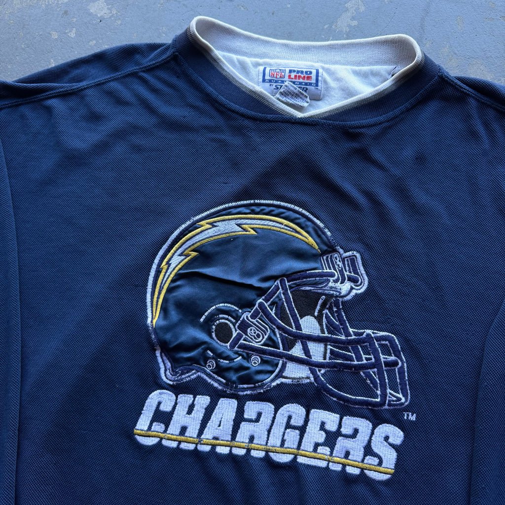 90’S PRO LINE STARTER CHARGERS HELMET CREWNECK (XL)