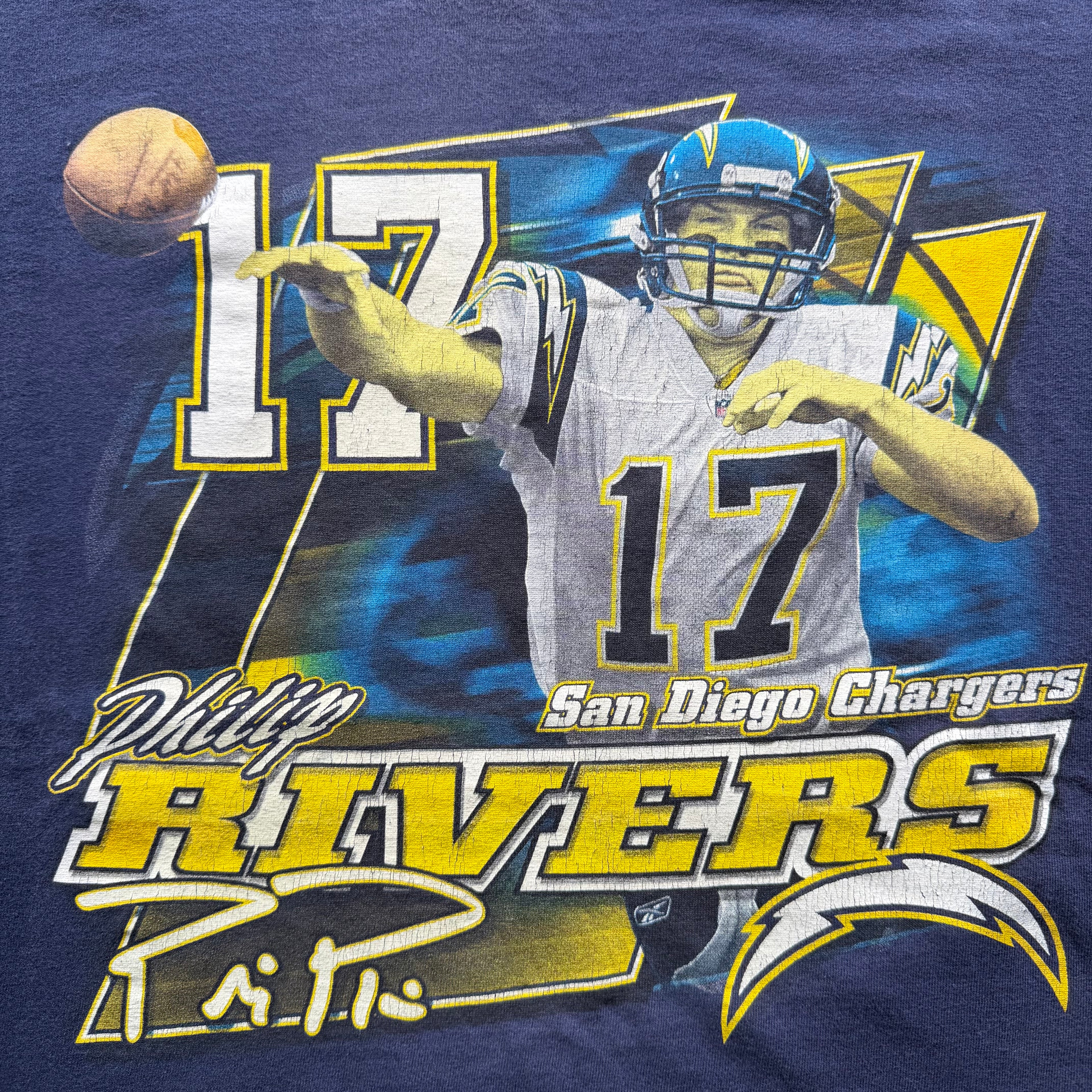00’S CHARGERS PHILIP RIVERS SOLO TEE (XL)