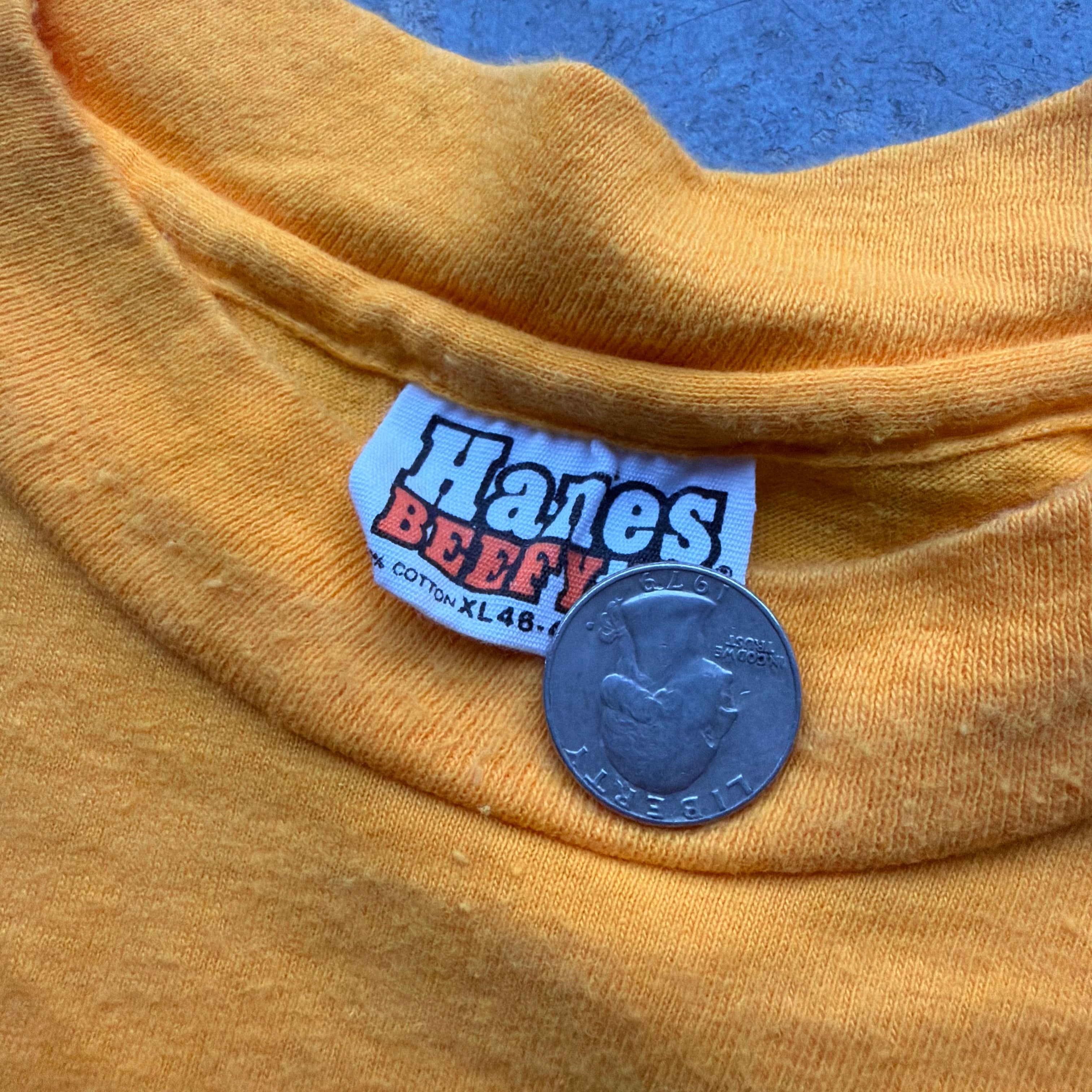 1980 KCBQ CHARGERS VS GIANTS TEE (XL)