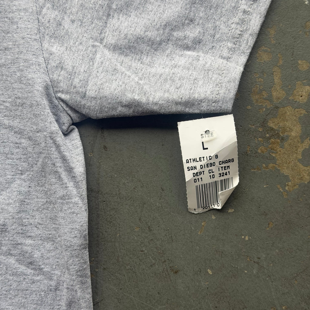 90'S CHARGERS DEADSTOCK NFL GREY T-SHIRT (L)