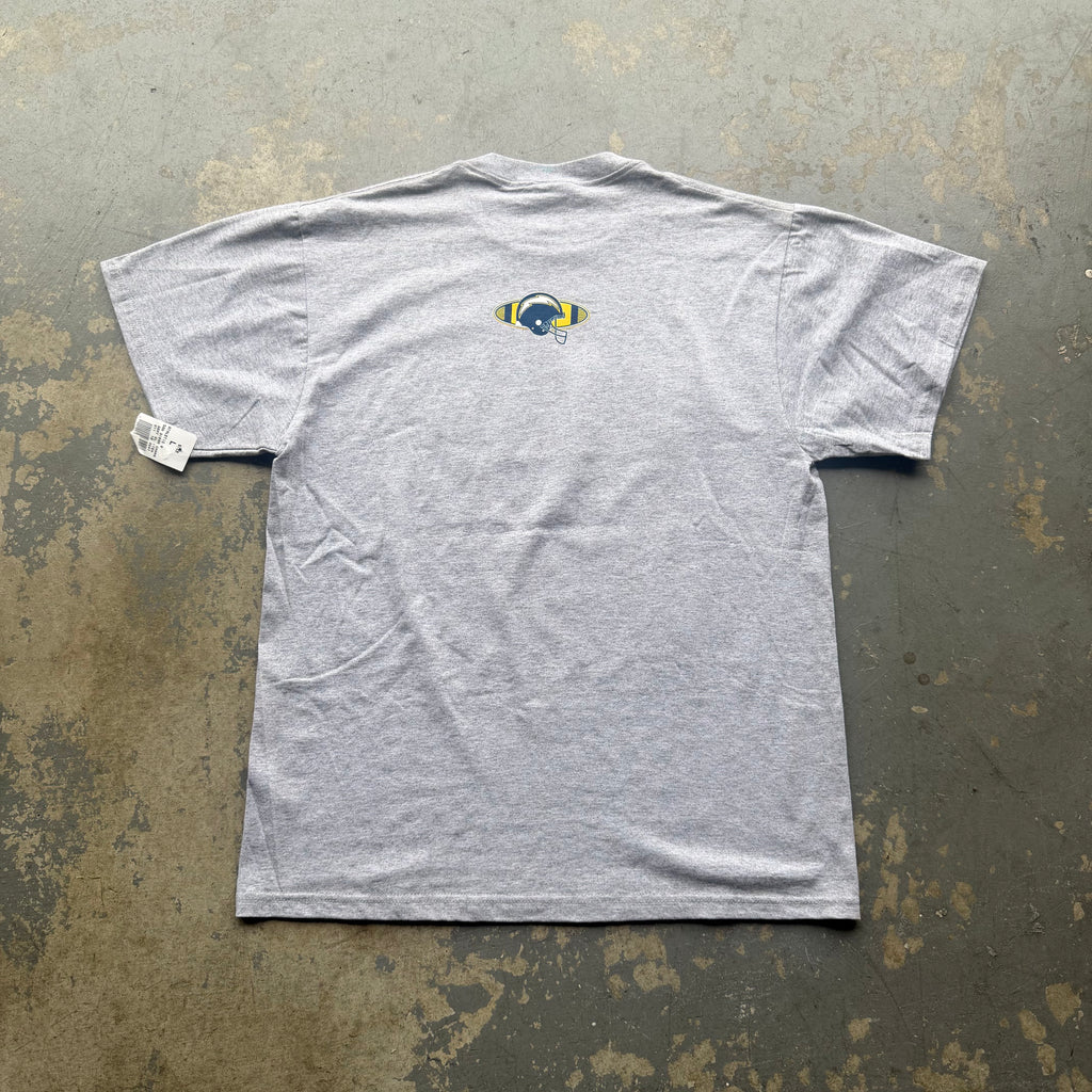90'S CHARGERS DEADSTOCK NFL GREY T-SHIRT (L)