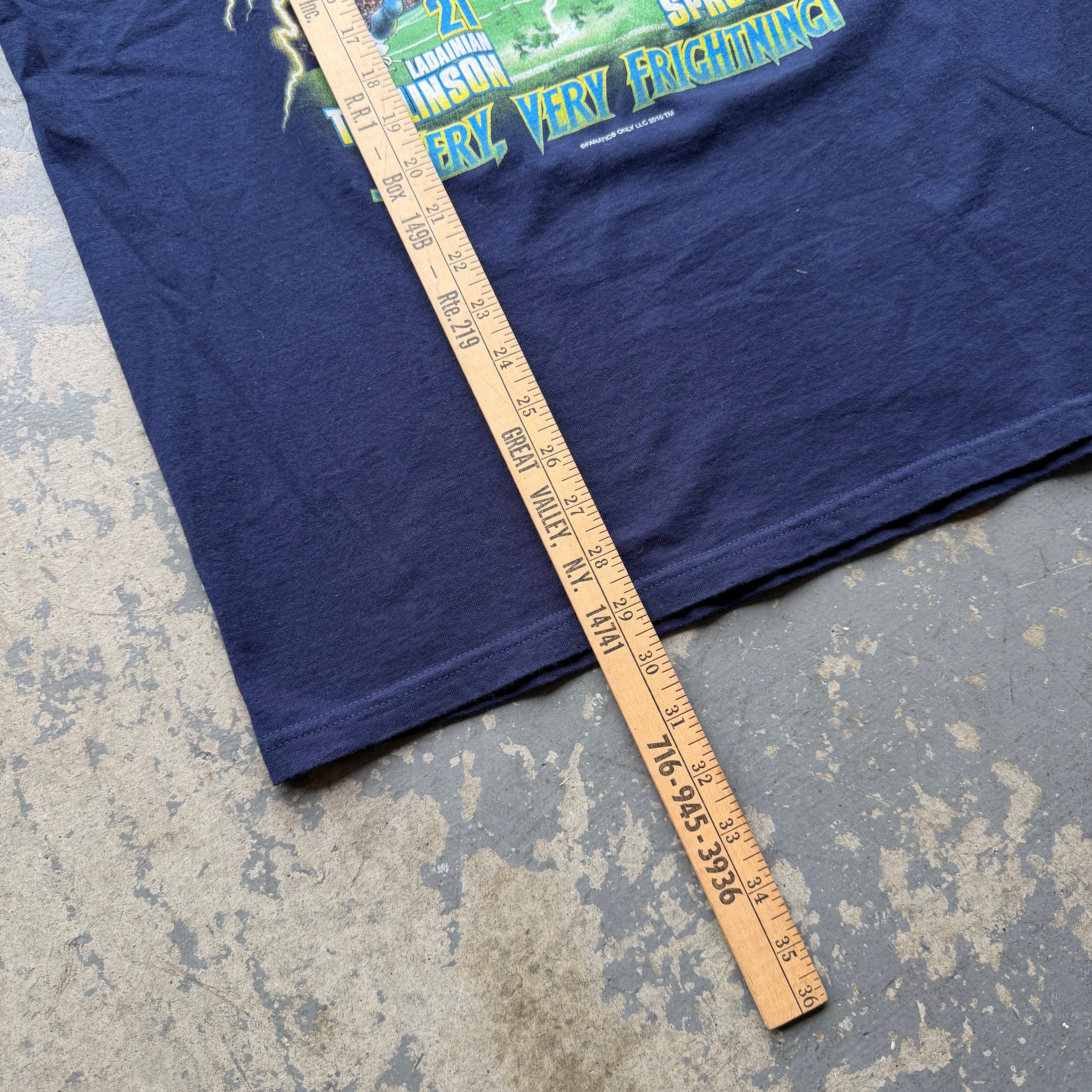 2010 CHARGERS THUNDERBOLT & LIGHTNING T-SHIRT (L)
