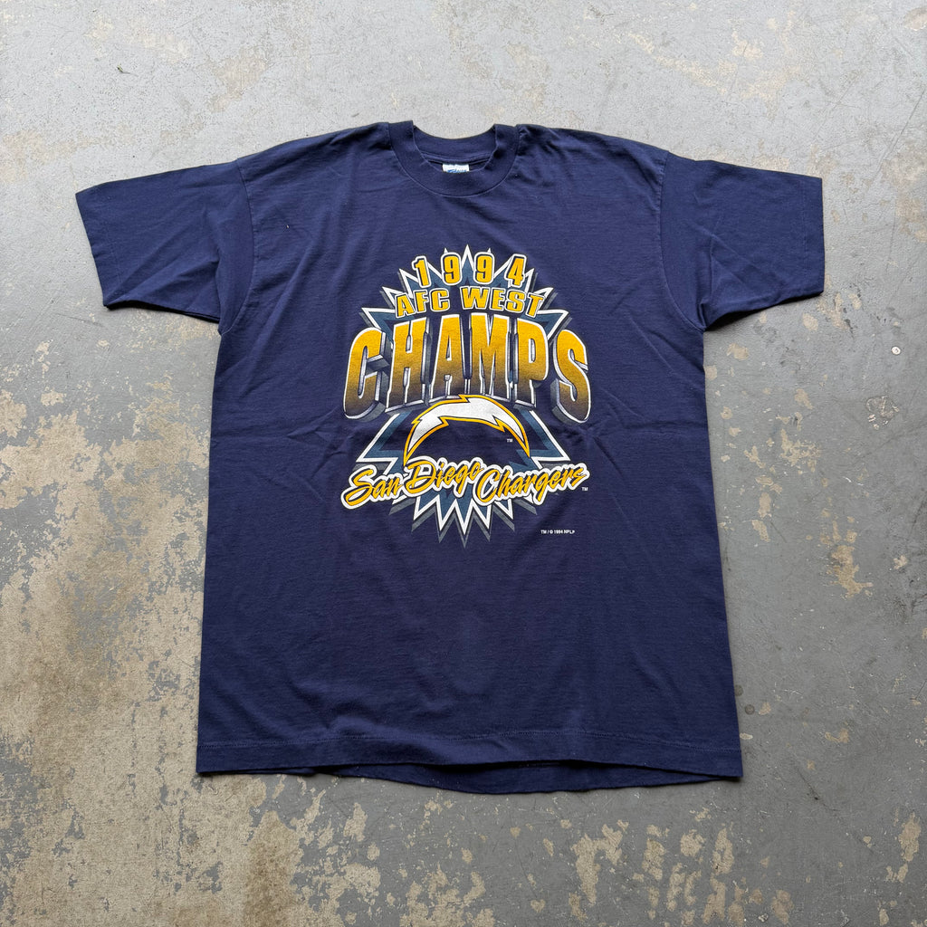 1994 CHARGERS AFC WEST CHAMPS SALEM T-SHIRT (XL)
