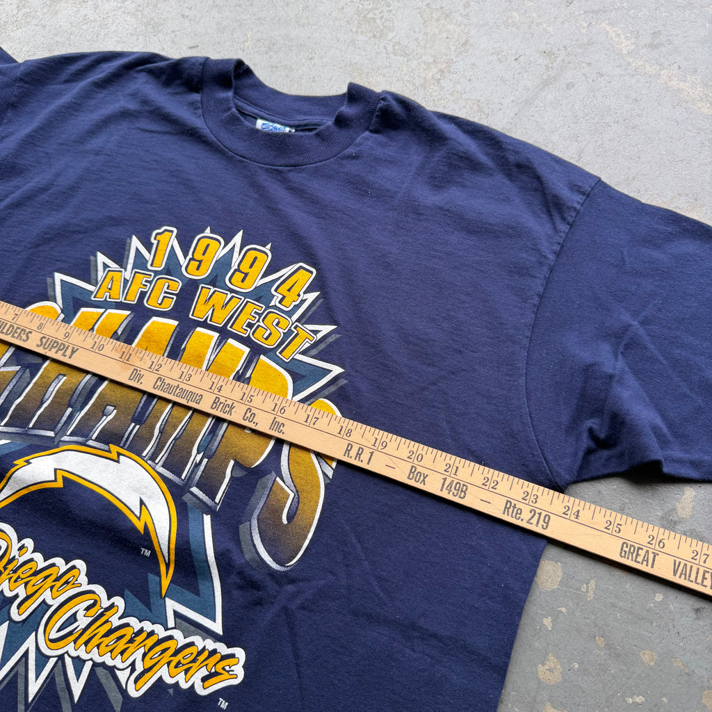 1994 CHARGERS AFC WEST CHAMPS SALEM T-SHIRT (XL)