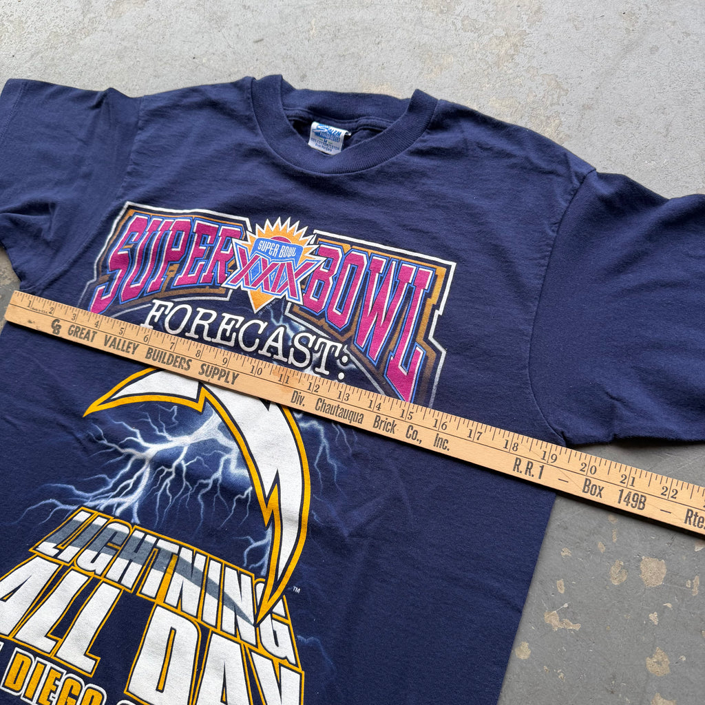 1995 CHARGERS SUPERBOWL FORECAST SALEM T-SHIRT (M)