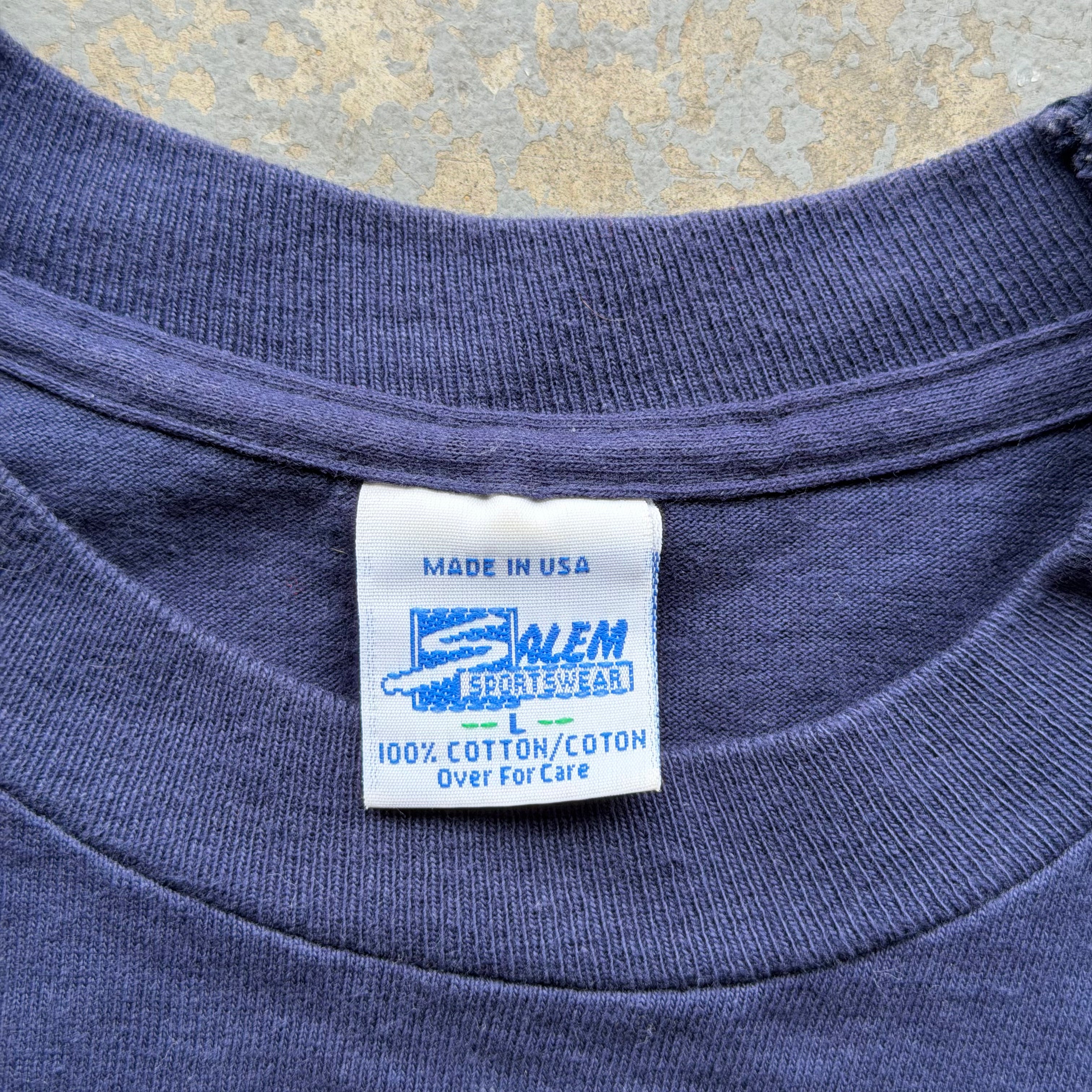 1995 CHARGERS SALEM SUPERBOWL FORECAST T-SHIRT (L)
