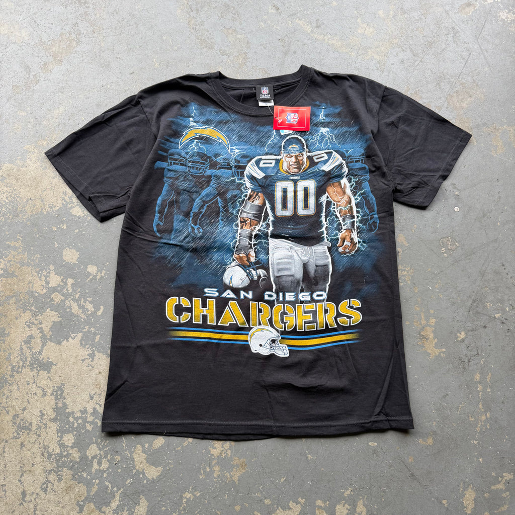 00'S CHARGERS 00 LIGHTNING PLAYER DEADSTOCK T-SHIRT (L)