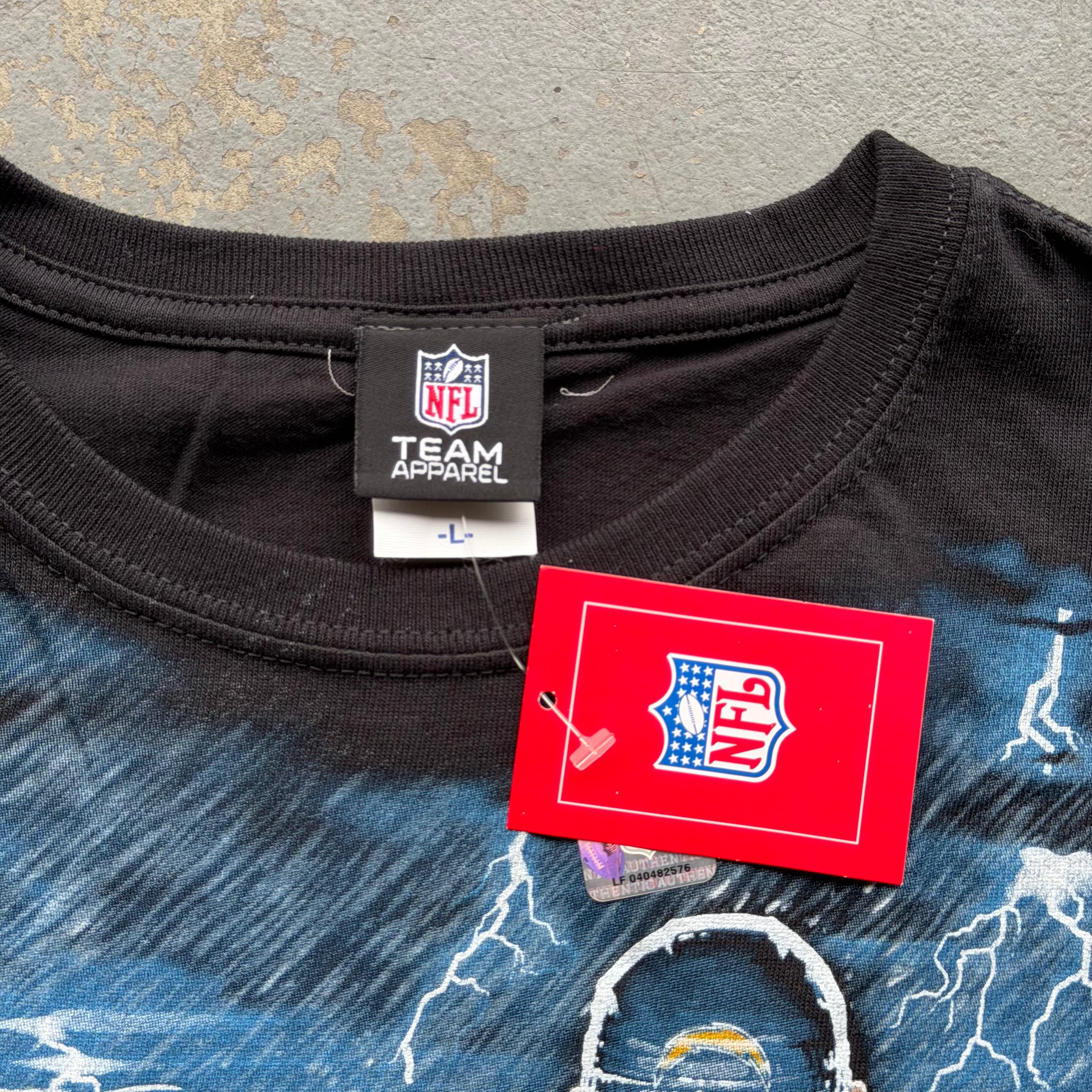 00'S CHARGERS 00 LIGHTNING PLAYER DEADSTOCK T-SHIRT (L)
