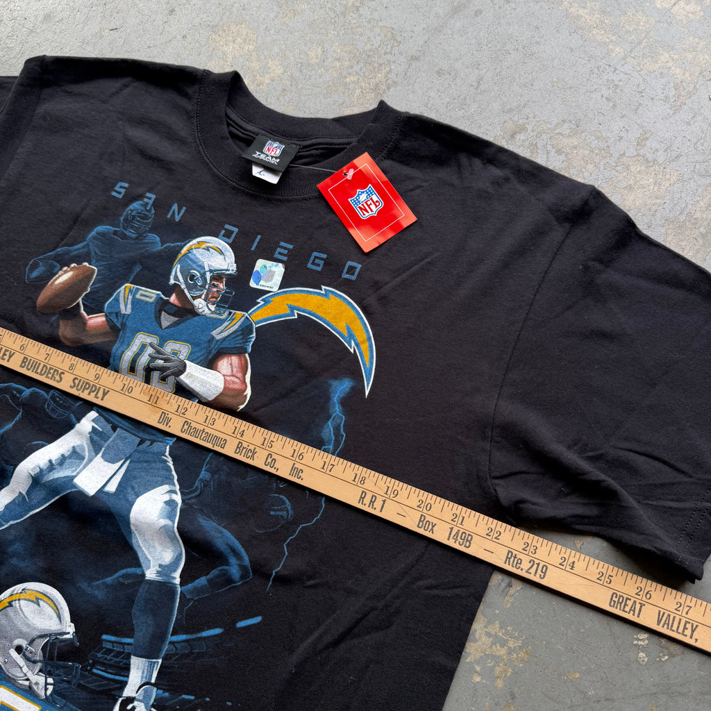 00'S CHARGERS 00 QB PLAYER T-SHIRT (L)