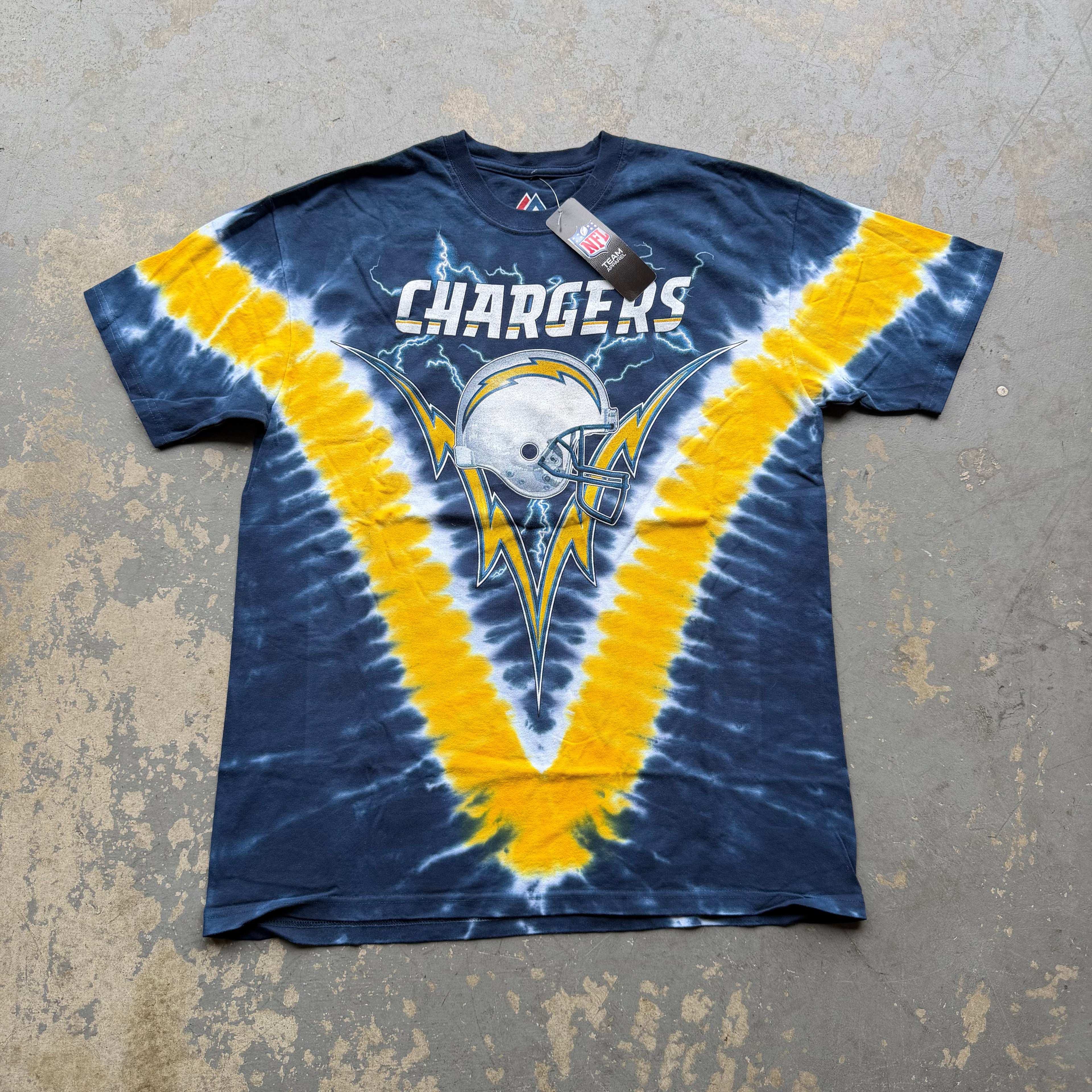 CHARGERS TIE DYE T-SHIRT (L)