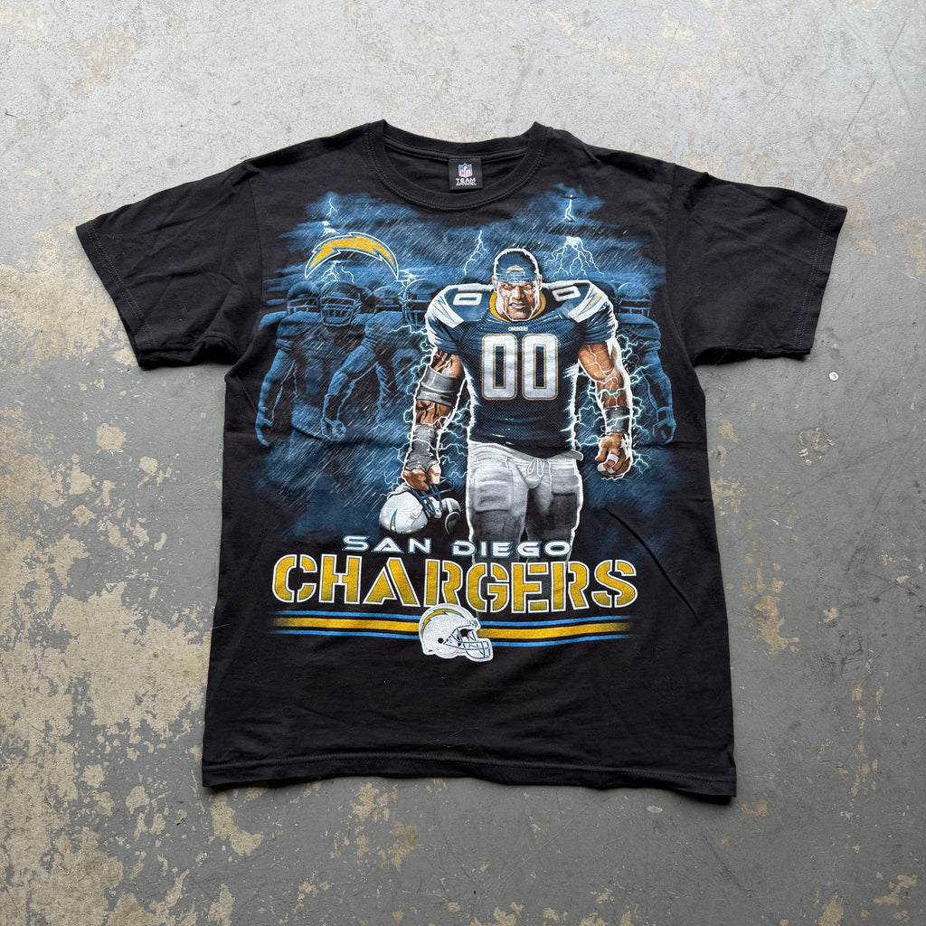 00'S CHARGERS LIGHTNING PLAYER T-SHIRT (L)