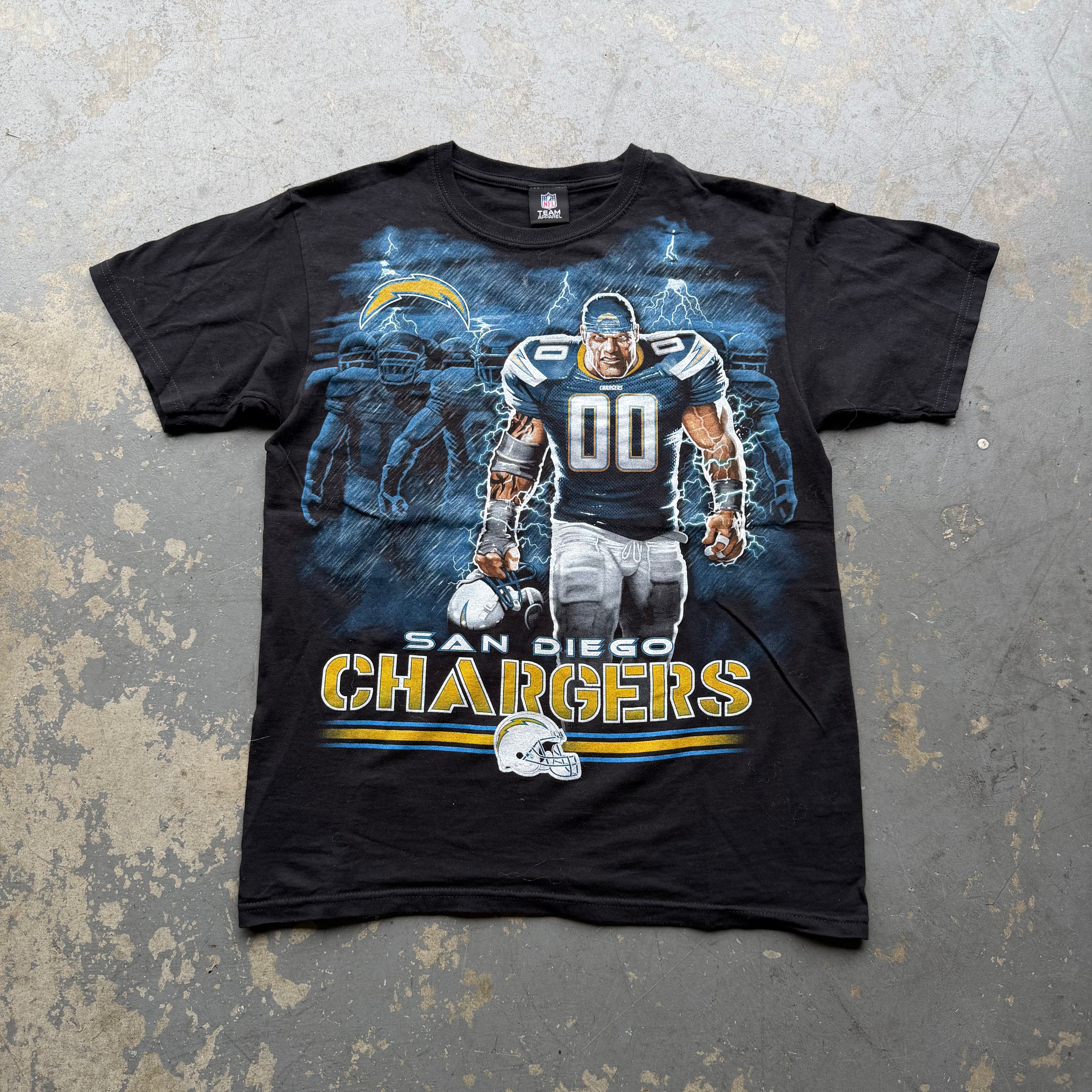 00'S CHARGERS LIGHTNING PLAYER T-SHIRT (L)
