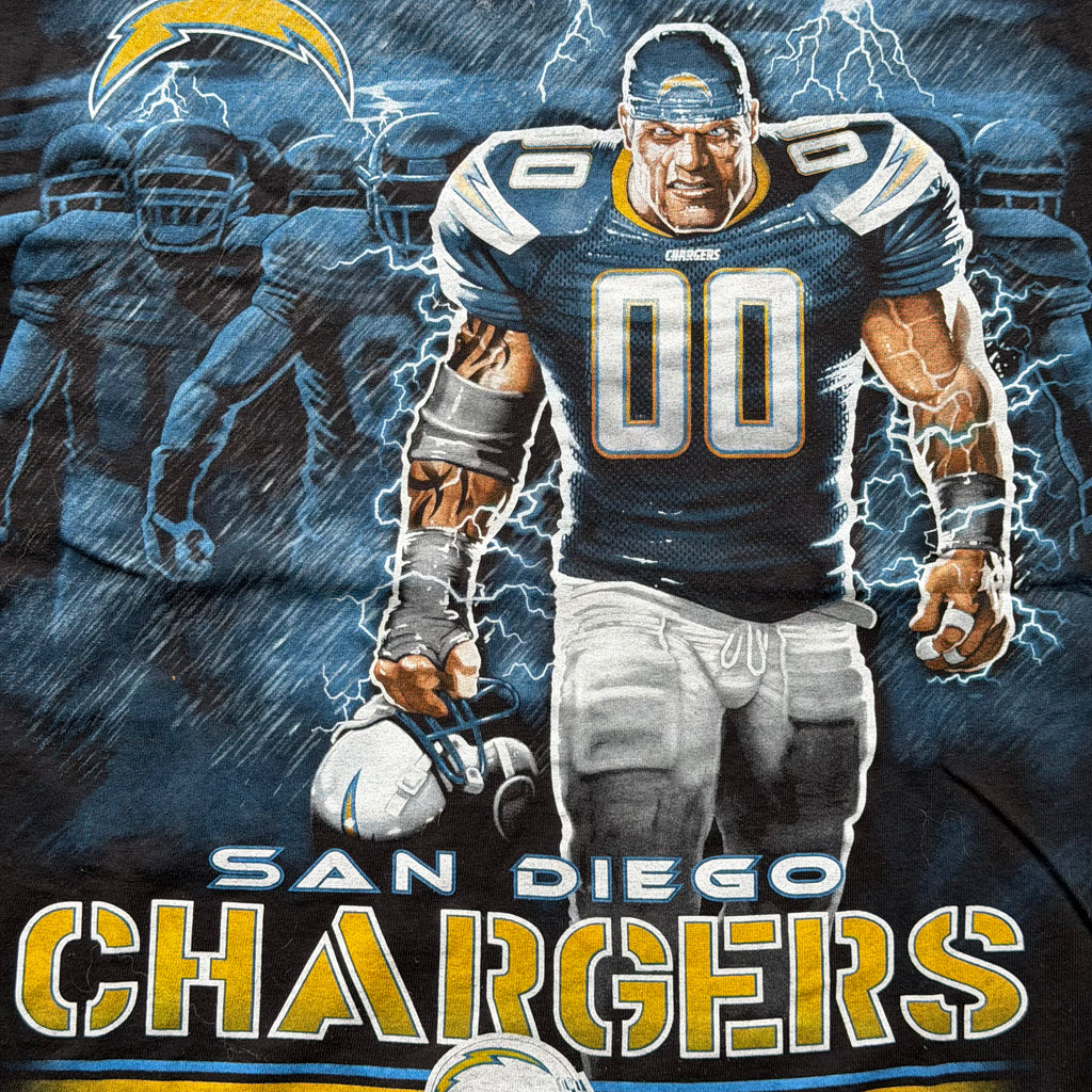 00'S CHARGERS LIGHTNING PLAYER T-SHIRT (L)