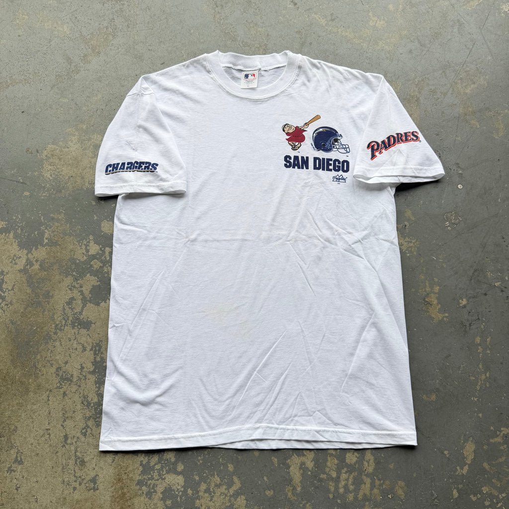 00'S CHARGERS X PADRES SAN DIEGO T-SHIRT (XL)