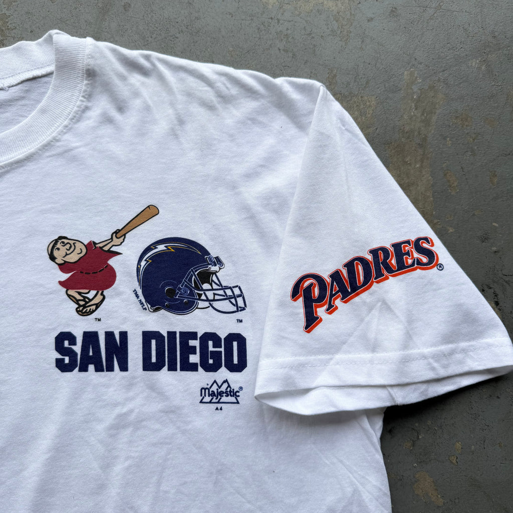 00'S CHARGERS X PADRES SAN DIEGO T-SHIRT (XL)