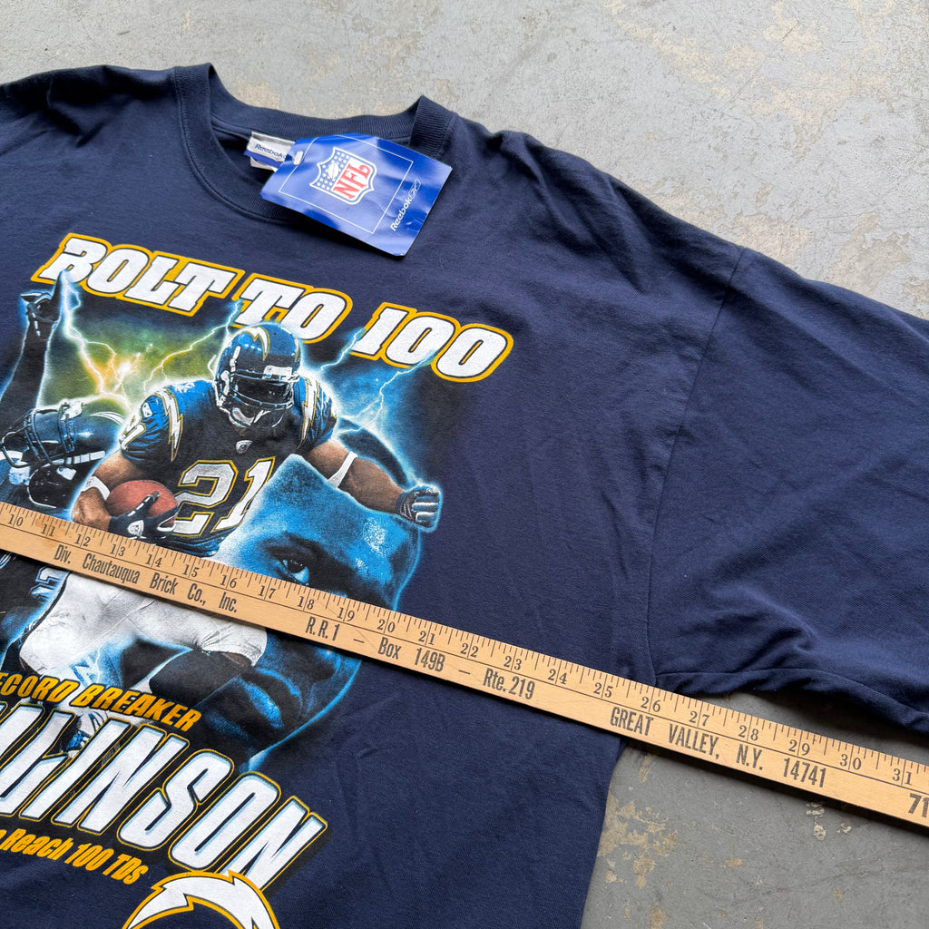 00'S CHARGERS LT BOLT TO 100 T-SHIRT (XL)