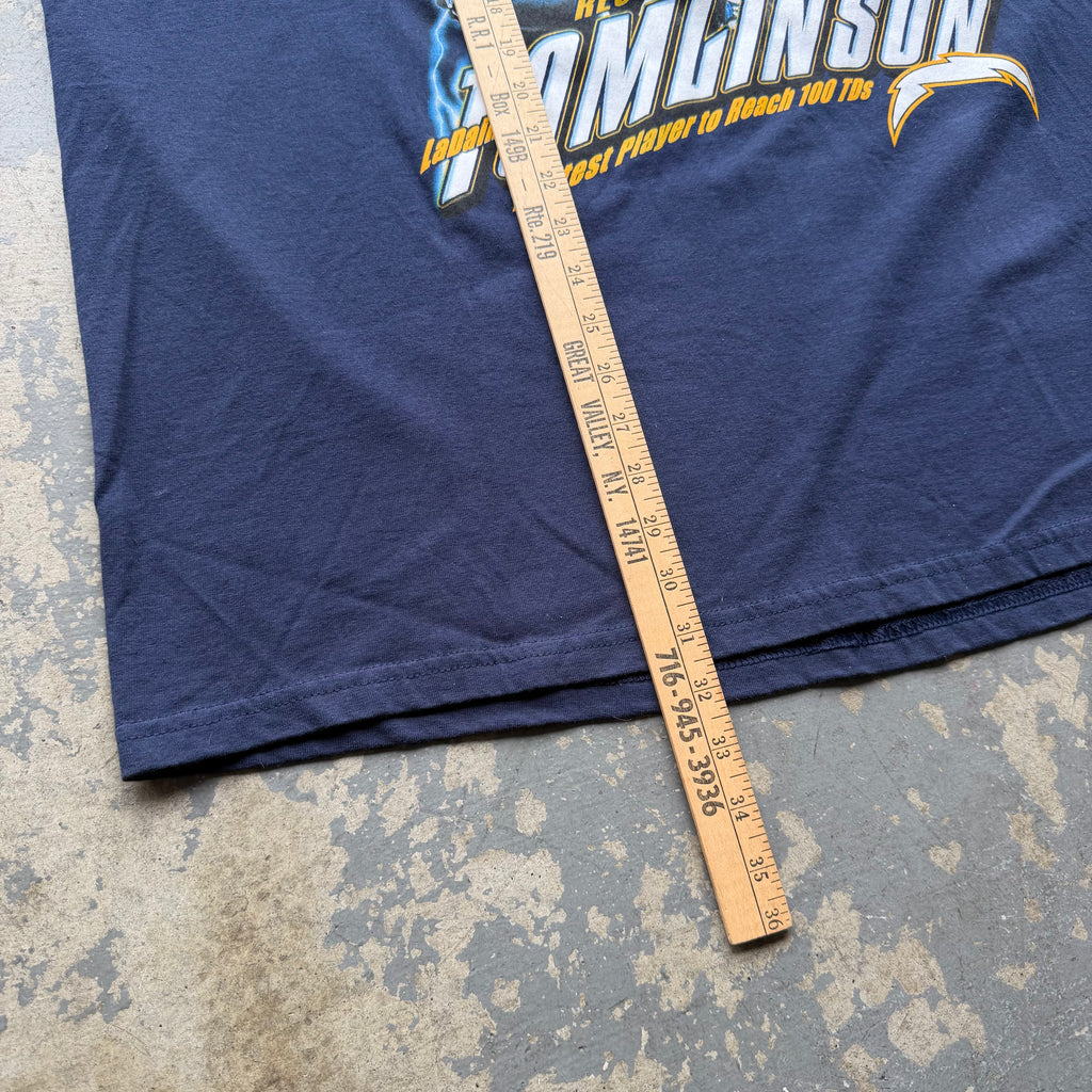 00'S CHARGERS LT BOLT TO 100 T-SHIRT (XL)