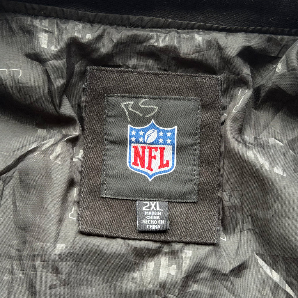 00'S CHARGERS NFL SAN DIEGO BLACK EMBROIDERED JACKET (2XL)