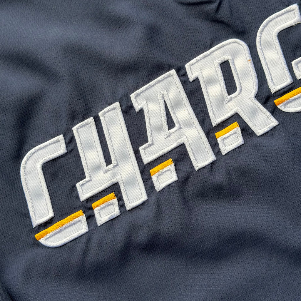 00'S CHARGERS NAVY BLUE PULLOVER WINDBREAKER (M)