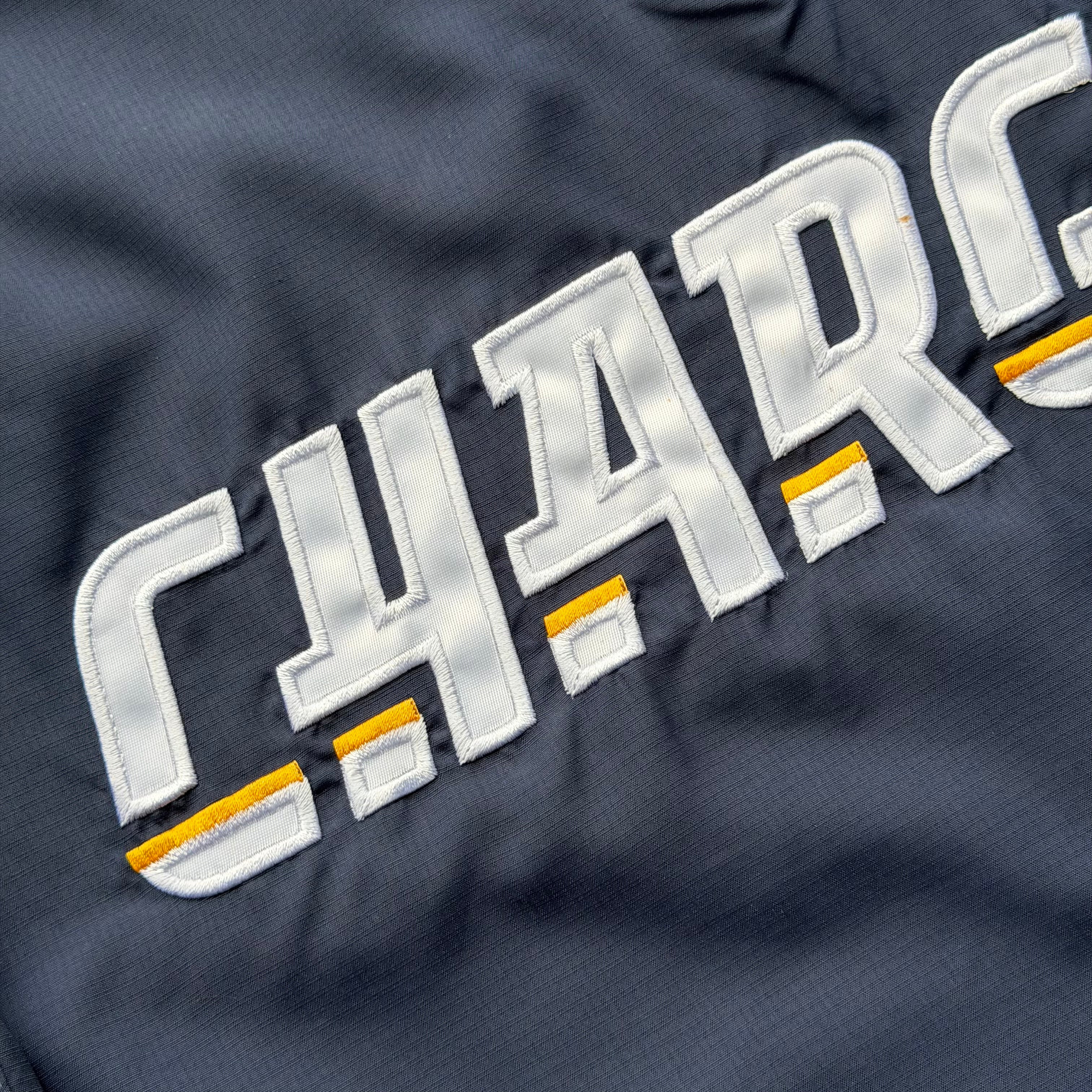 00'S CHARGERS NAVY BLUE PULLOVER WINDBREAKER (M)