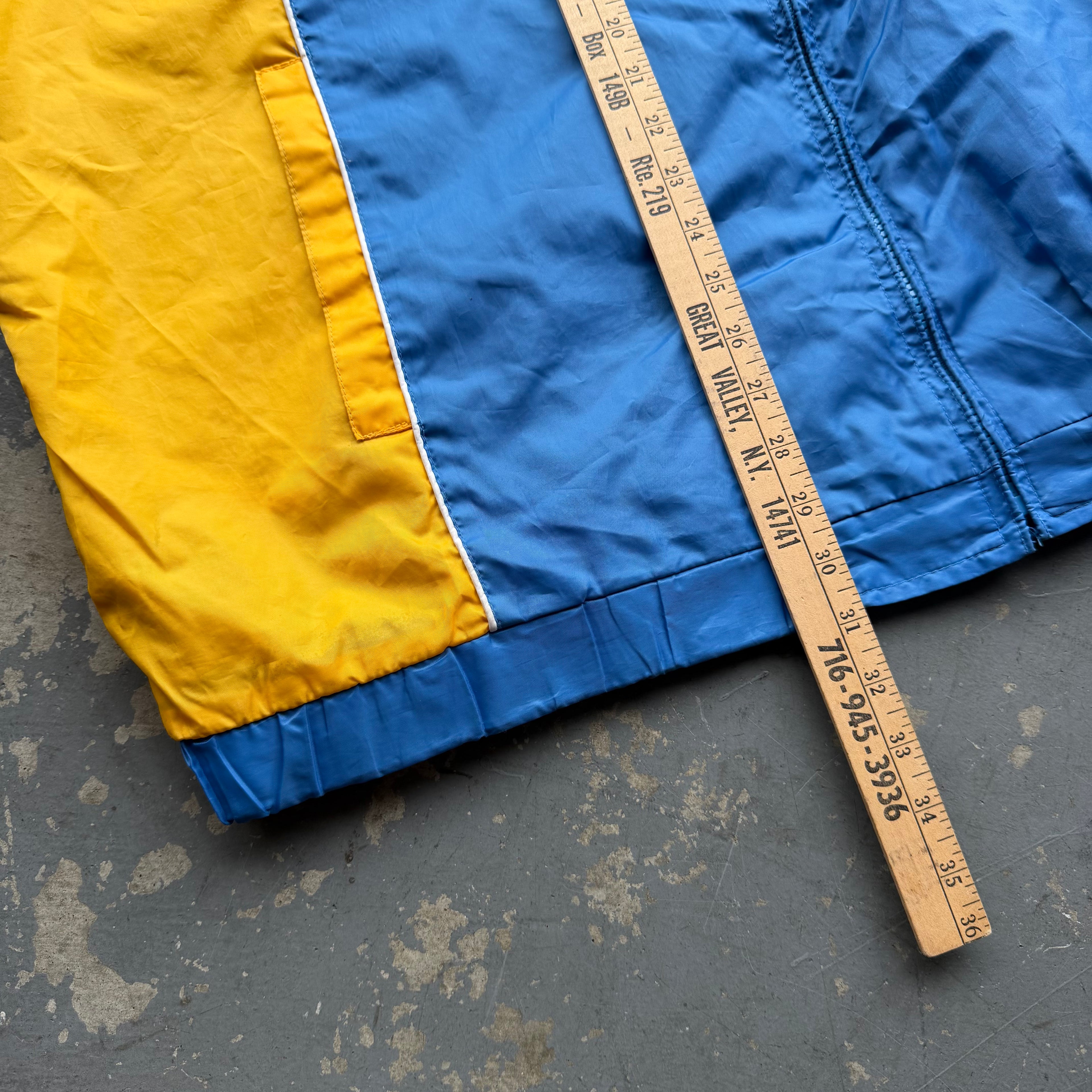 00'S CHARGERS POWDER BLUE NYLON ZIP UP JACKET (2XL)