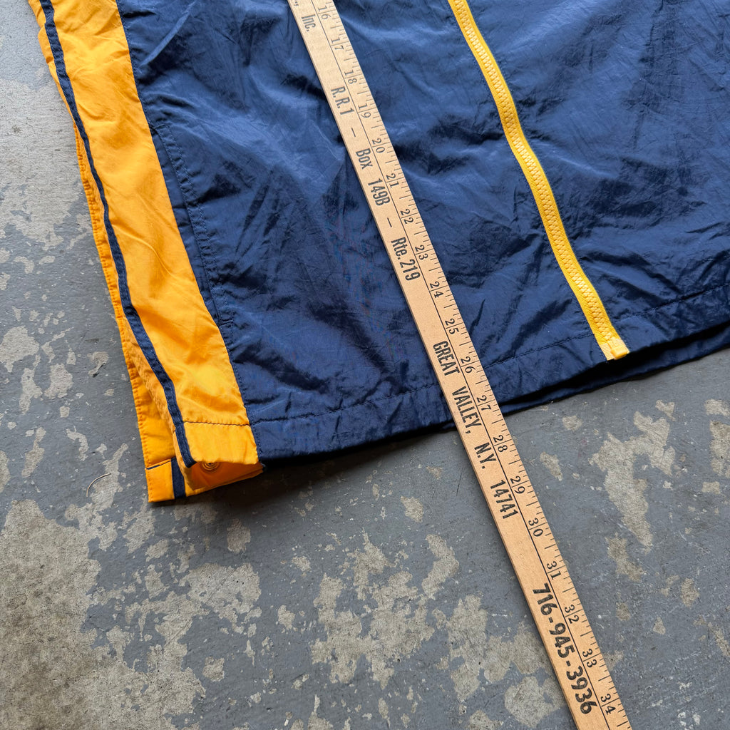 90'S CHARGERS LOGO ATHLETIC NYLON BUTTON SNAP JACKET (L)