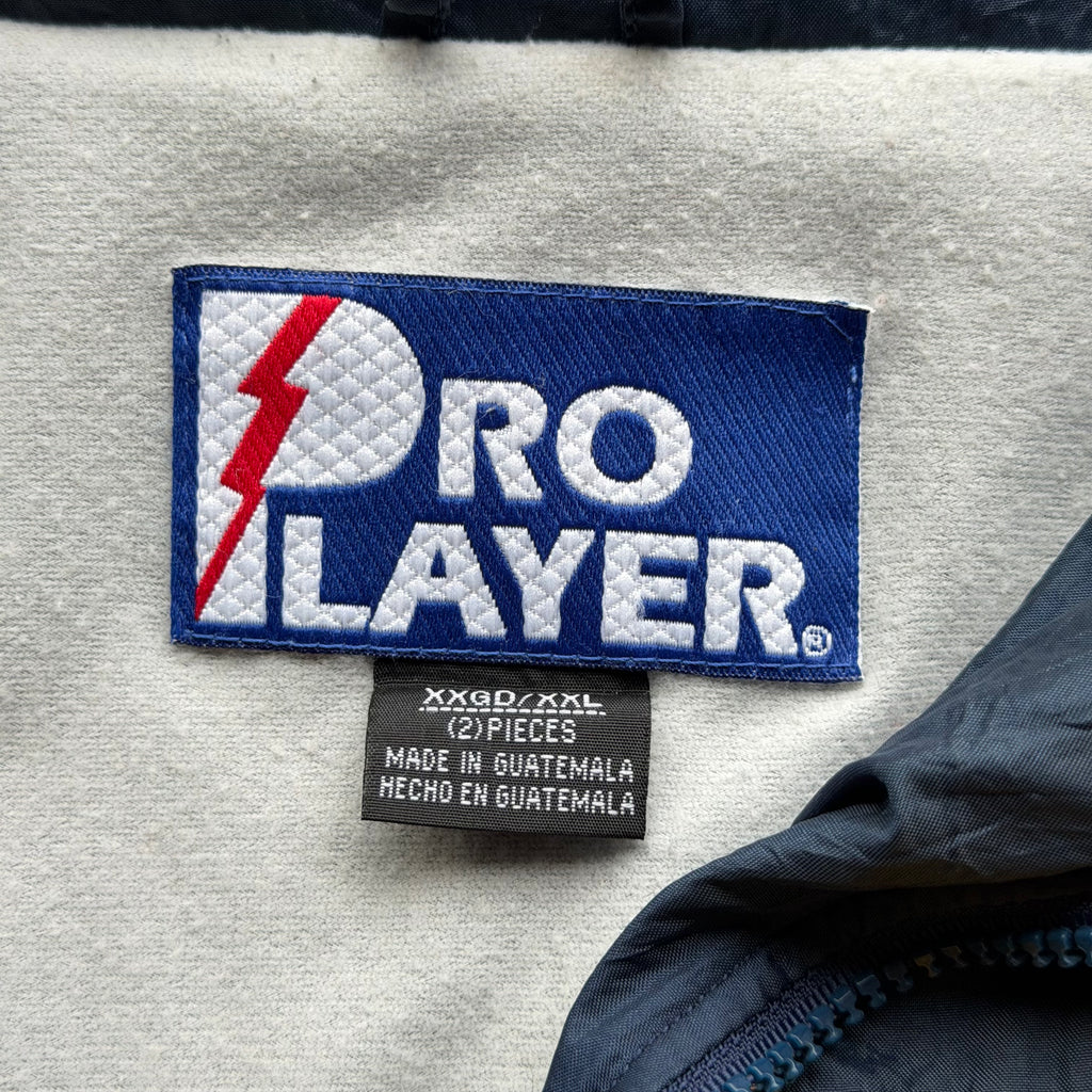 90'S CHARGERS PRO PLAYER NFL EXPERIENCE WINDBREAKER JACKET (2XL)