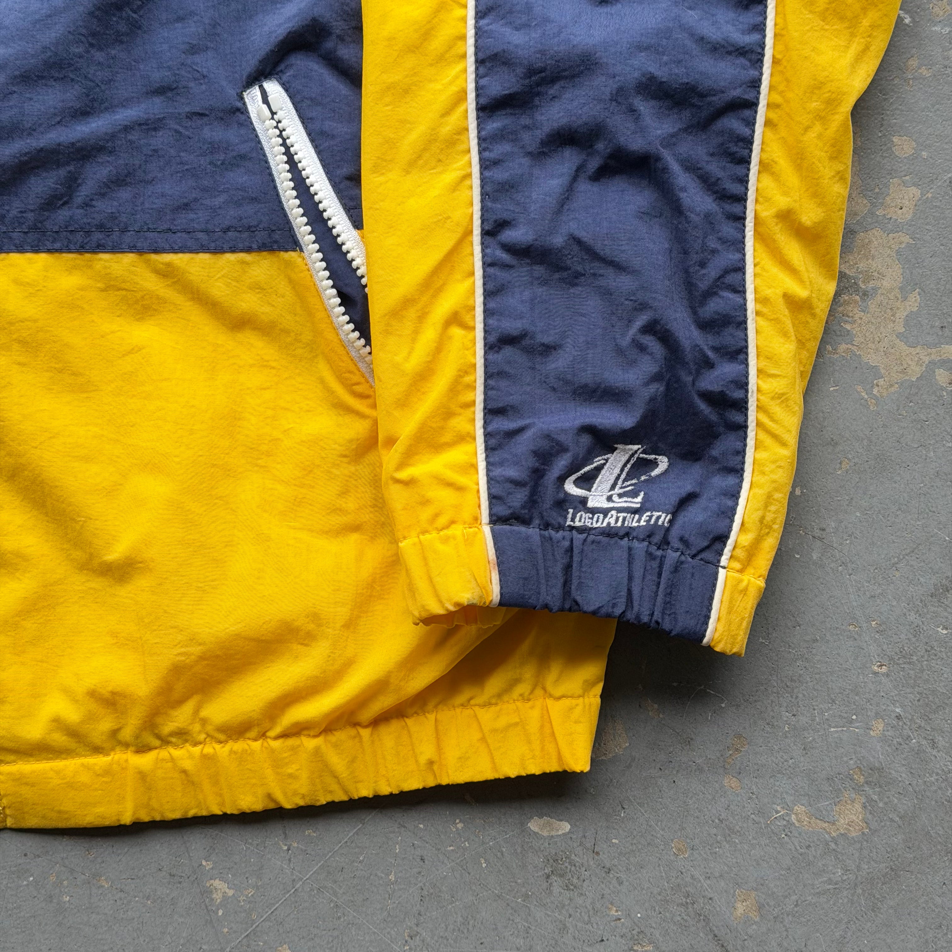90'S CHARGERS LOGO ATHLETIC NYLON HELMET JACKET (L)