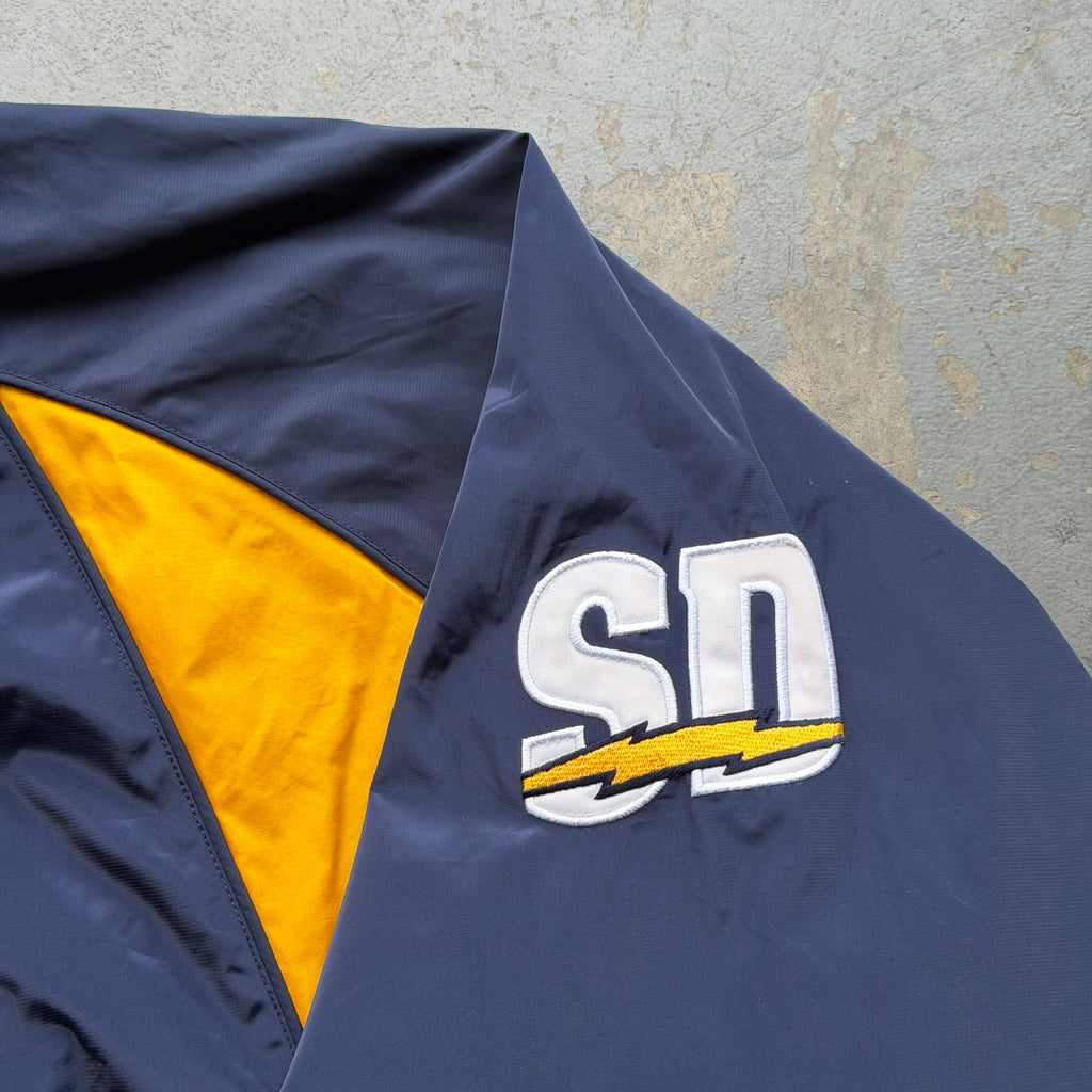 00'S CHARGERS REEBOK SD BOLT PULLOVER WINDBREAKER (2XL)