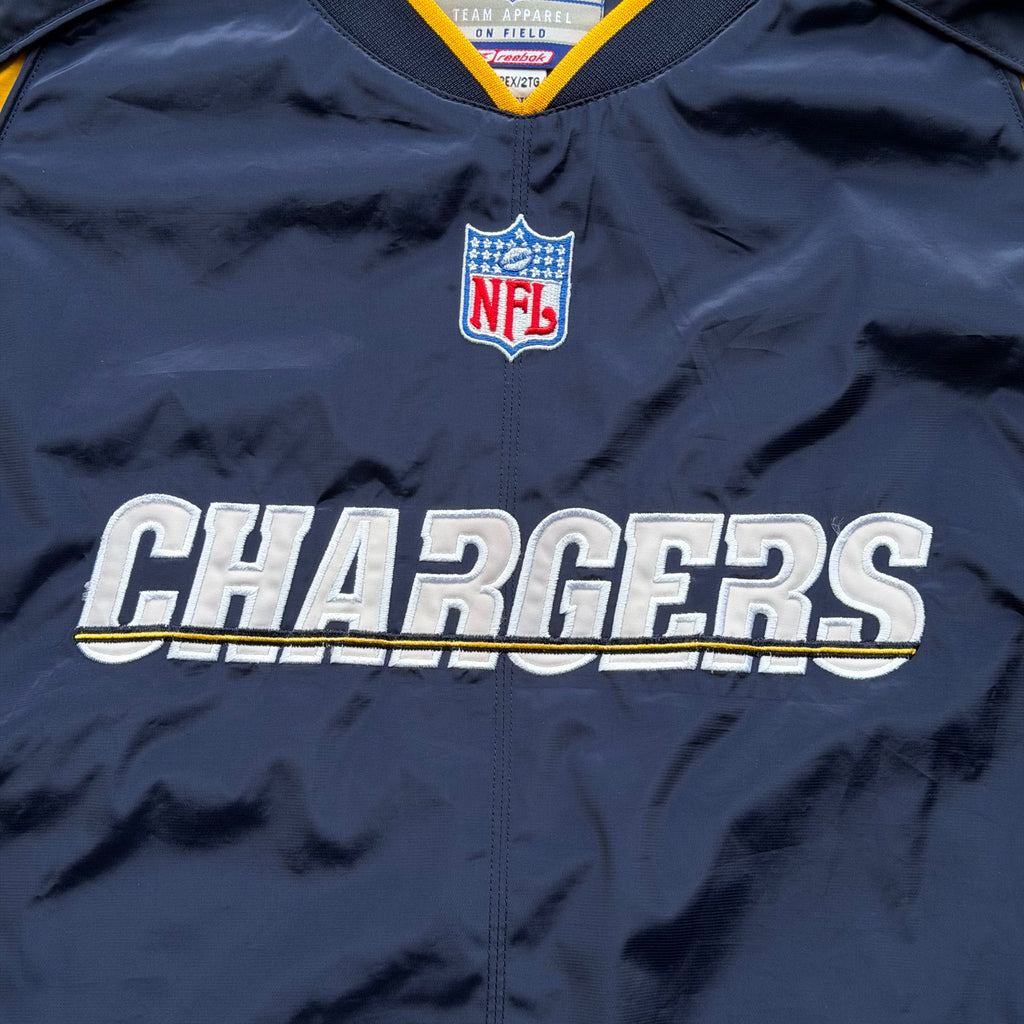 00'S CHARGERS REEBOK SD BOLT PULLOVER WINDBREAKER (2XL)