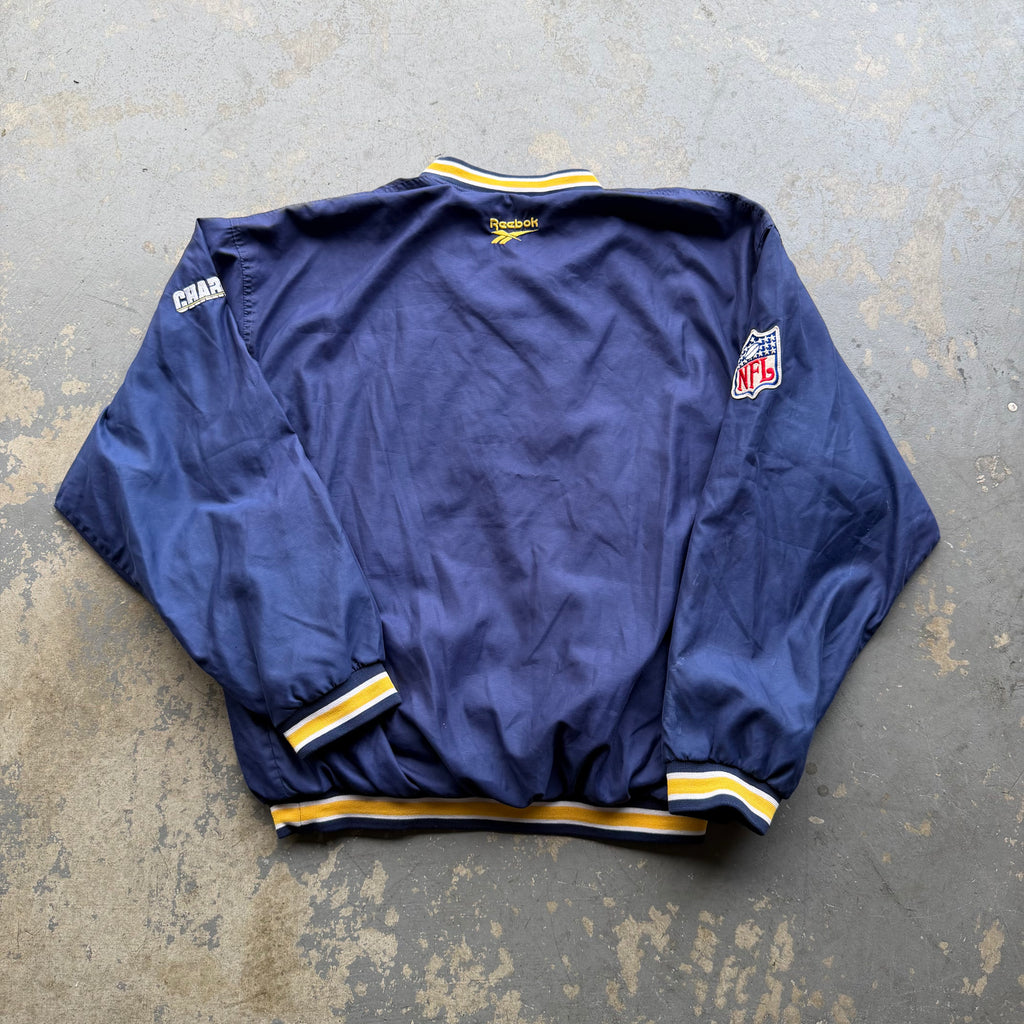 90'S CHARGERS PRO LINE REEBOK PULLOVER WINDBREAKER (L)