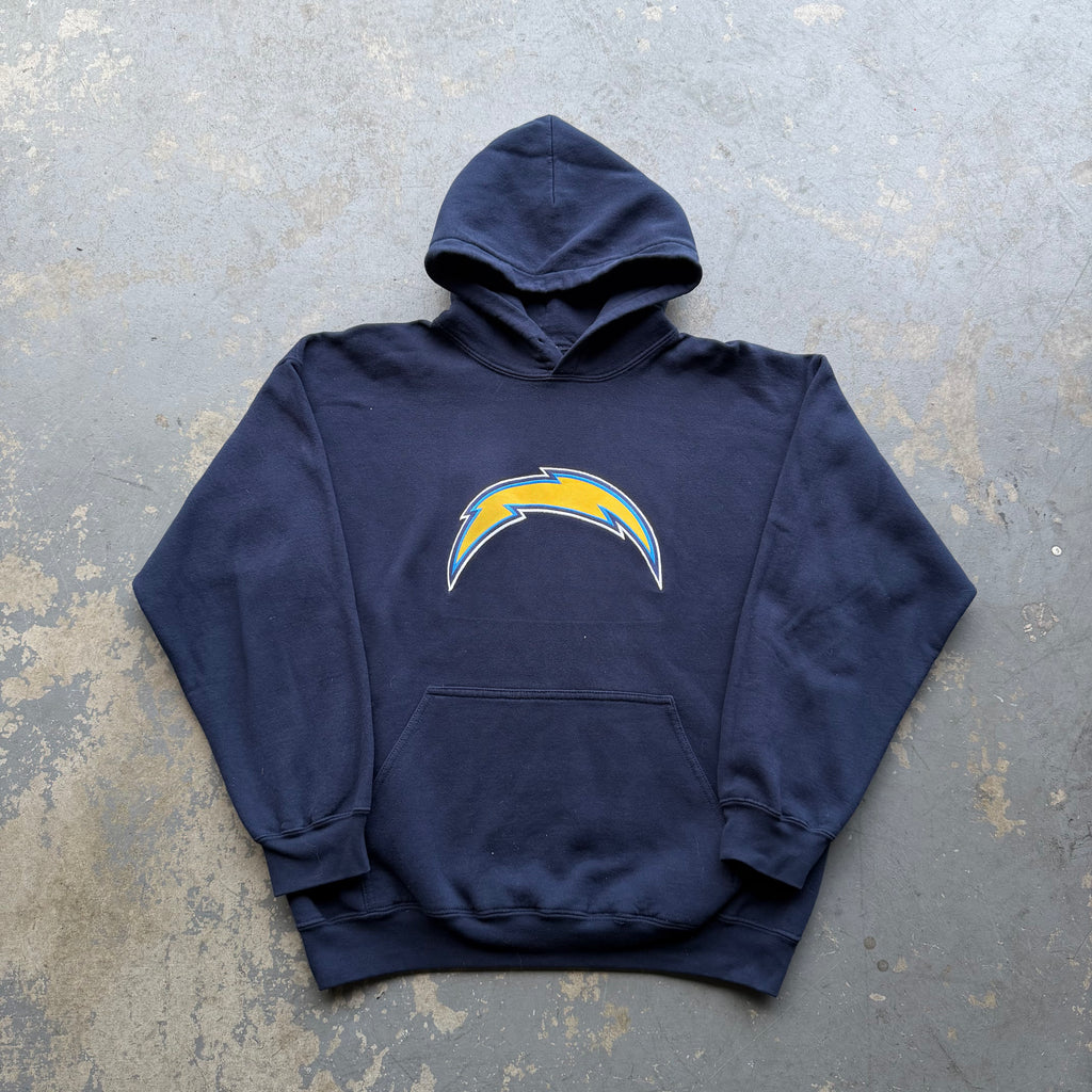 00'S CHARGERS LIGHTNING BOLT HOODIE (L)