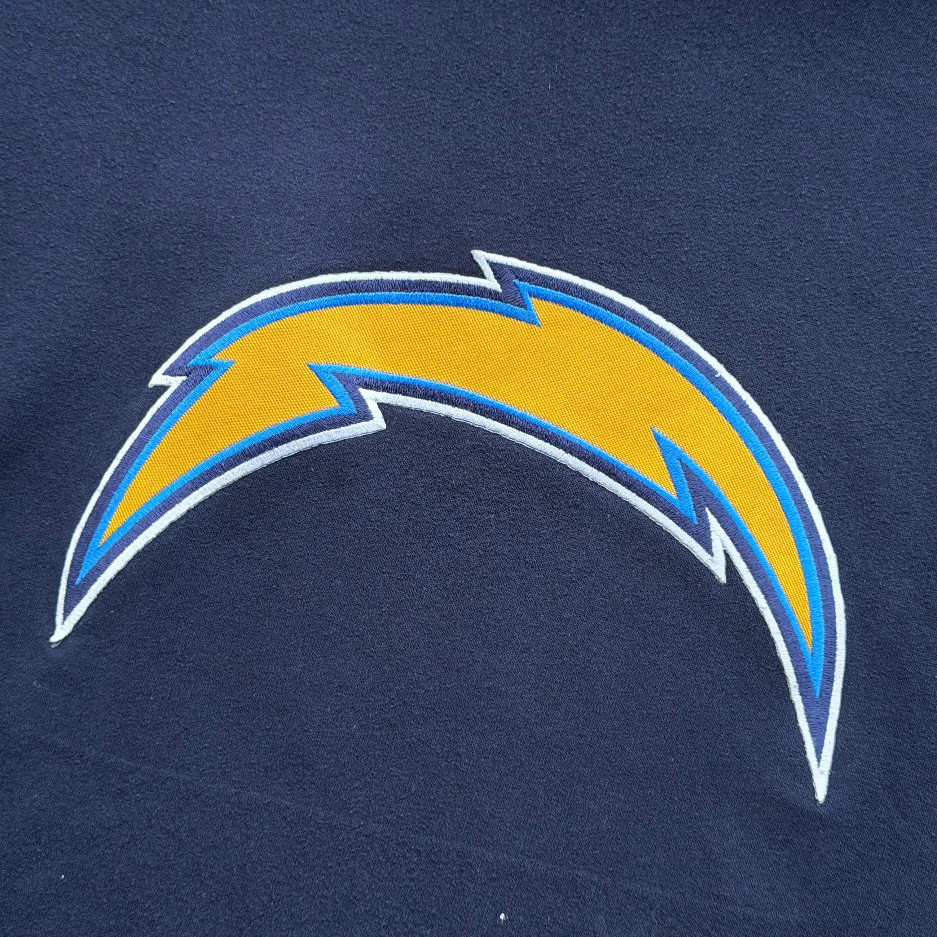 00'S CHARGERS LIGHTNING BOLT HOODIE (L)