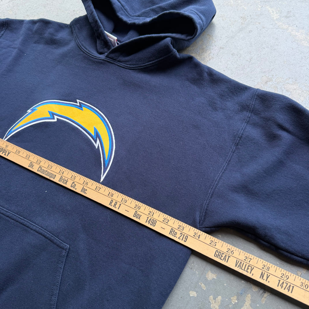 00'S CHARGERS LIGHTNING BOLT HOODIE (L)