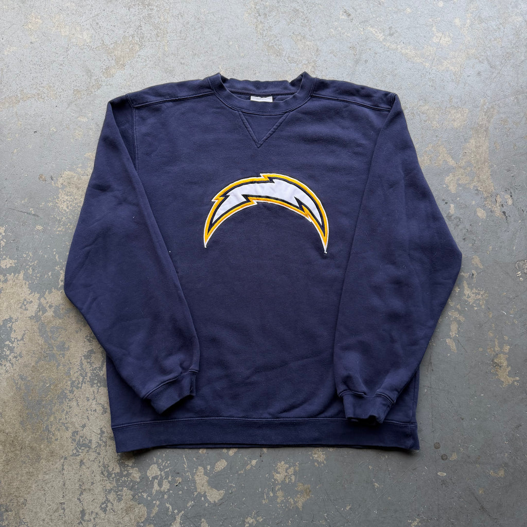 00'S CHARGERS LIGHTNING BOLT CREWNECK (M)
