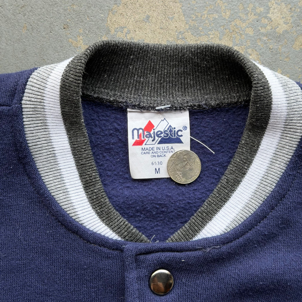 90'S CHARGERS MAJESTIC VARSITY SWEATSHIRT JACKET (M)